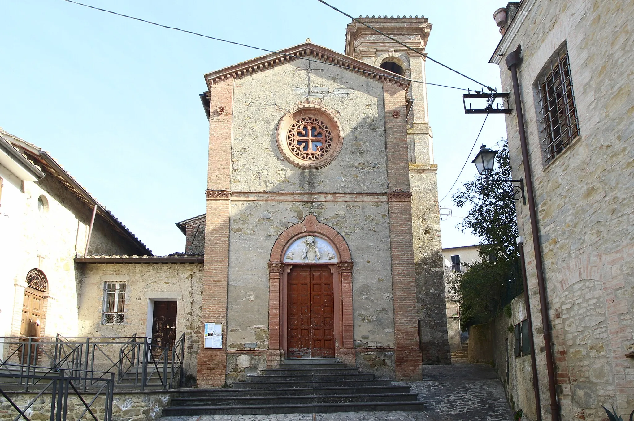 Photo showing: Church Santa Maria Assunta, Pieve Caina, hamlet of Marsciano, Province of Perugia, Umbria, Italy