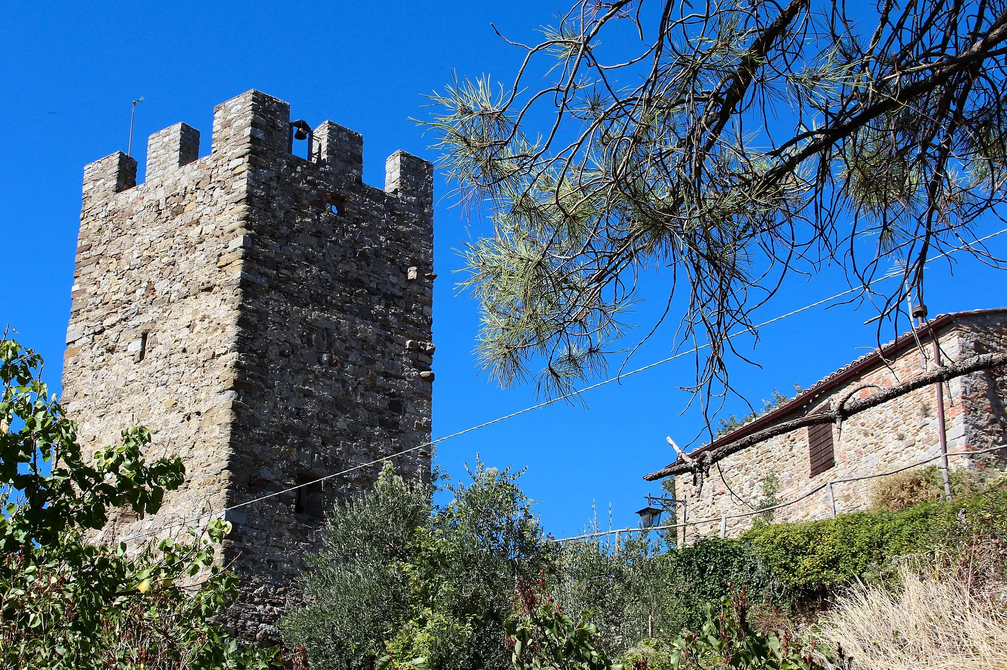 Photo showing: Castle Castello di Mongiovino, Mongiovino Vecchio, near Tavernelle, hamlet of Panicale, Umbria, Italy