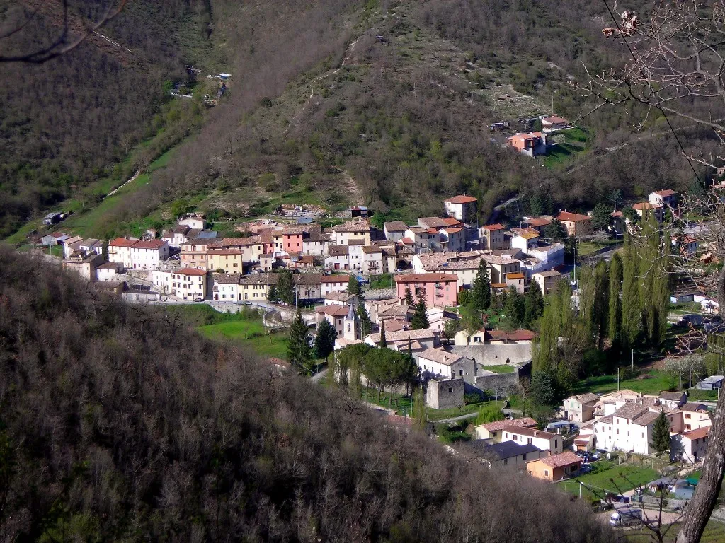 Photo showing: panorama of Scopoli, Foligno, Perugia, Umbria, Italy