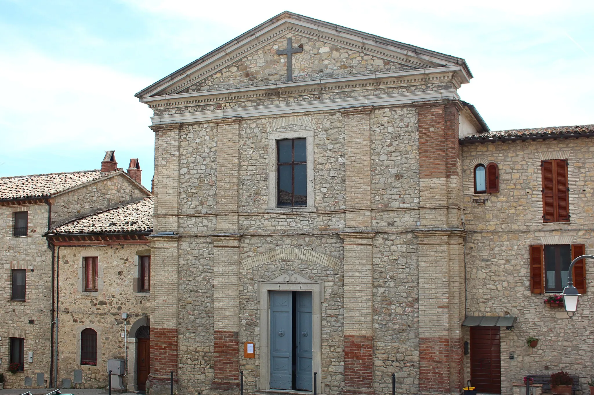 Photo showing: church San Donato, Collelungo, hamlet of Baschi, Province of Terni, Umbria, Italy
