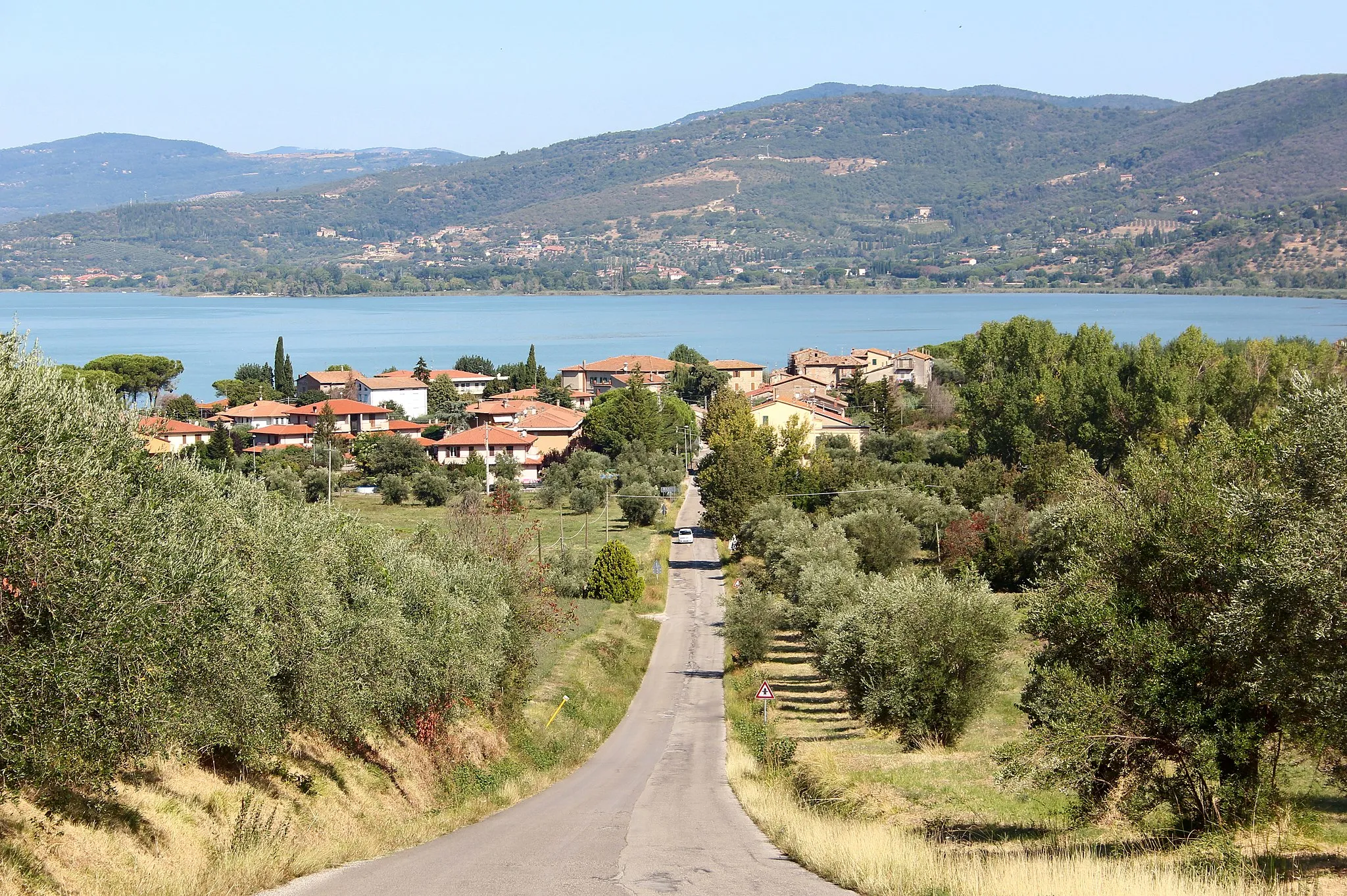 Photo showing: Panorama of Torricella, hamlet of Magione, Province of Perugia, Umbria, Italy