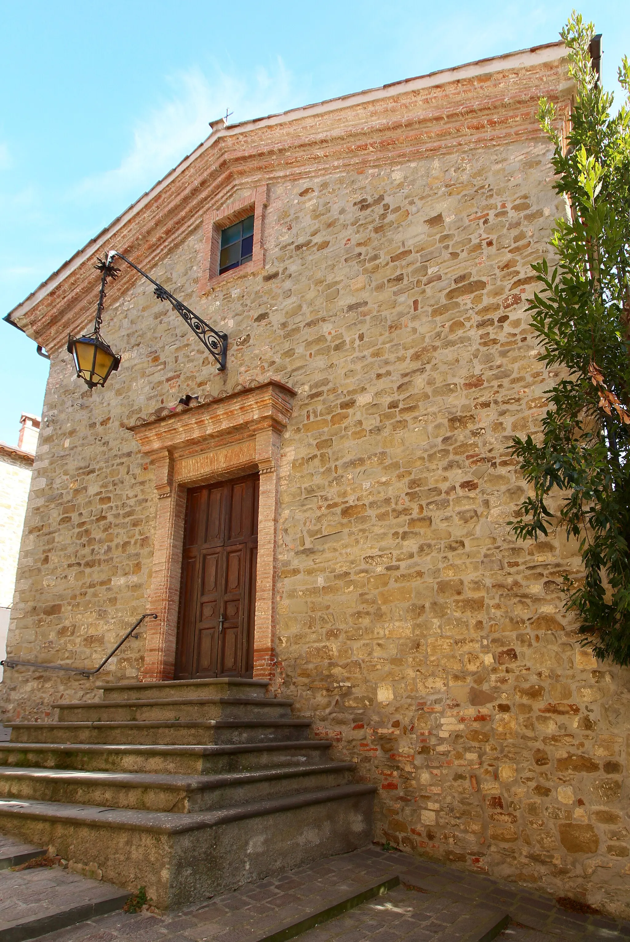 Photo showing: church Santa Croce, Castiglion Fosco, hamlet of Piegaro, Province of Perugia, Umbria, Italy