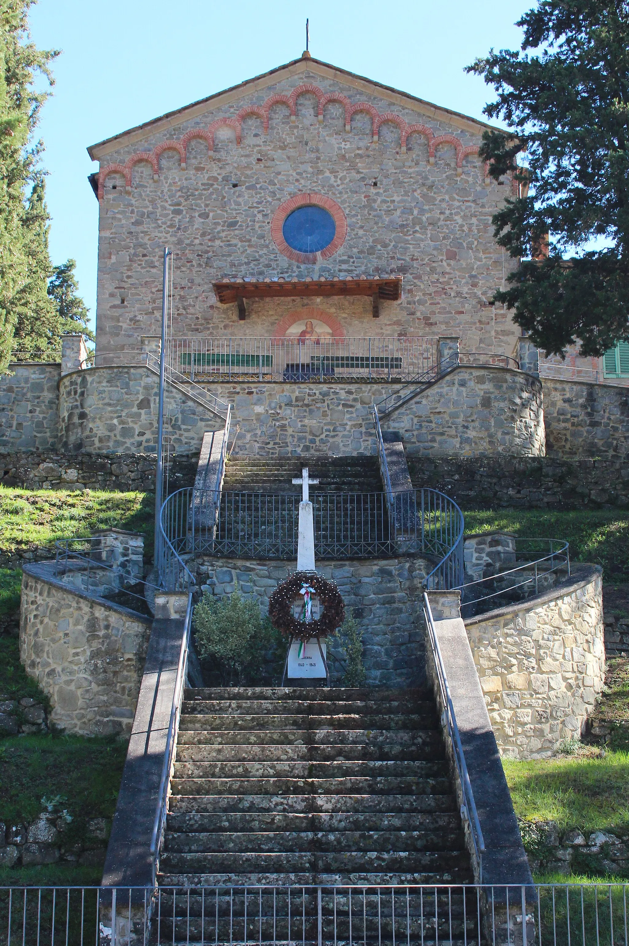 Photo showing: Church San Donnino a Maiano, Palazzo del Pero, hamlet of Arezzo, Province of Arezzo, Tuscany, Italy