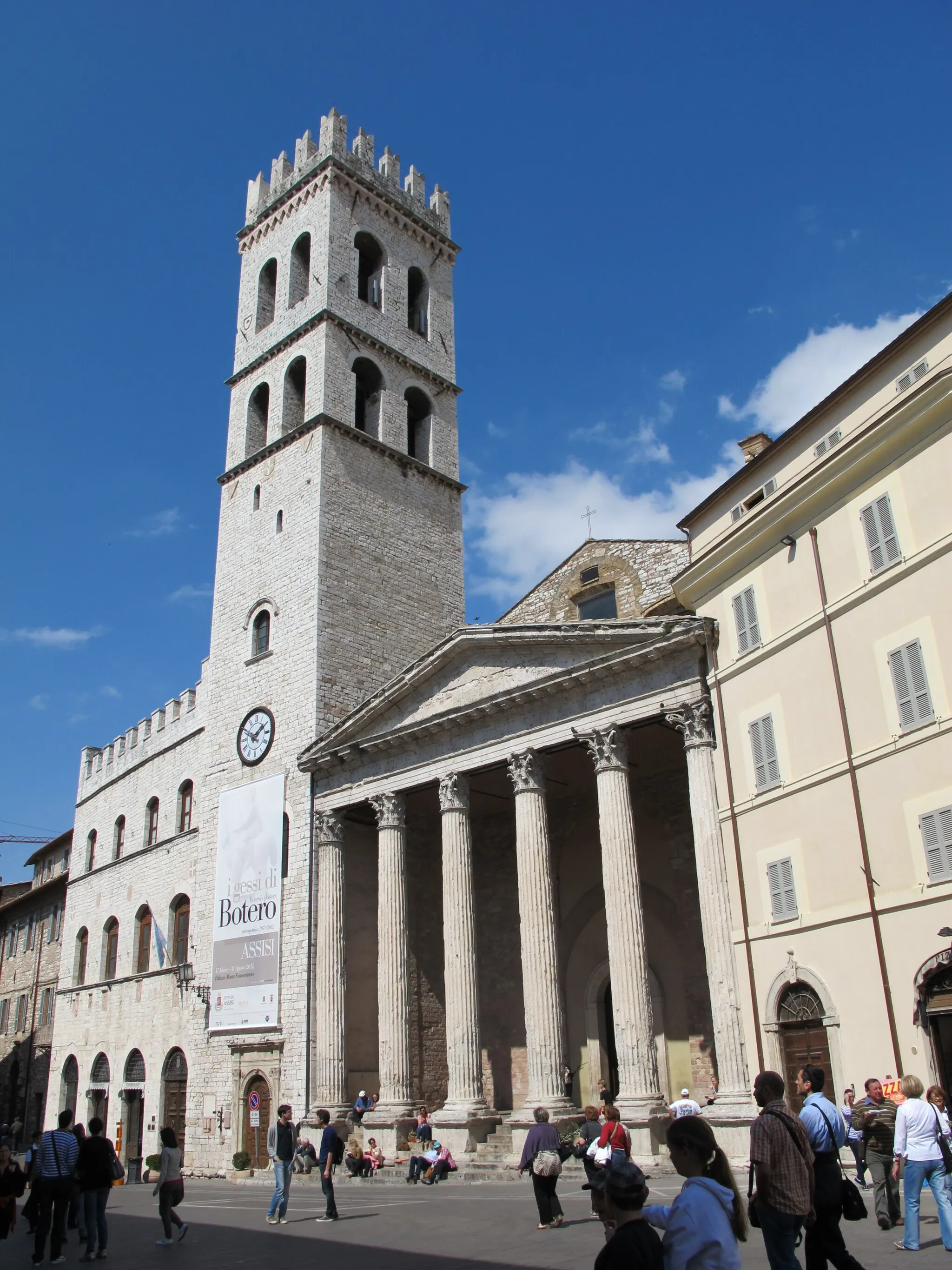 Photo showing: Assisi, tempio di minerva