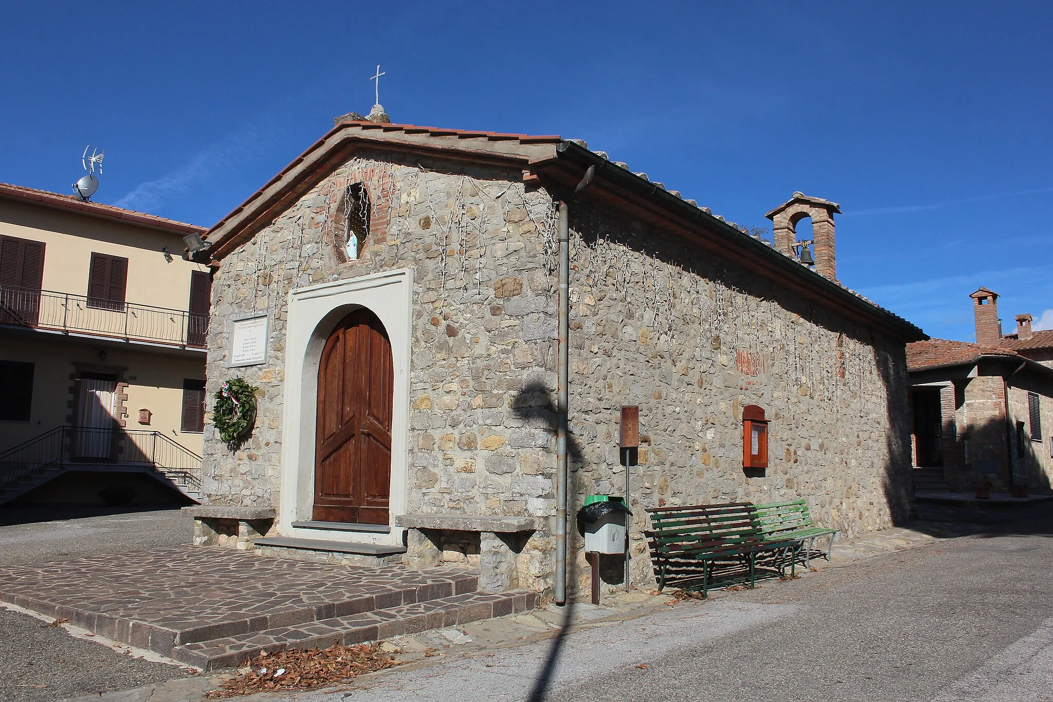 Photo showing: church Santa Maria delle Rose, Faiolo, hamlet of Montegabbione, Province of Terni, Umbria, Italy