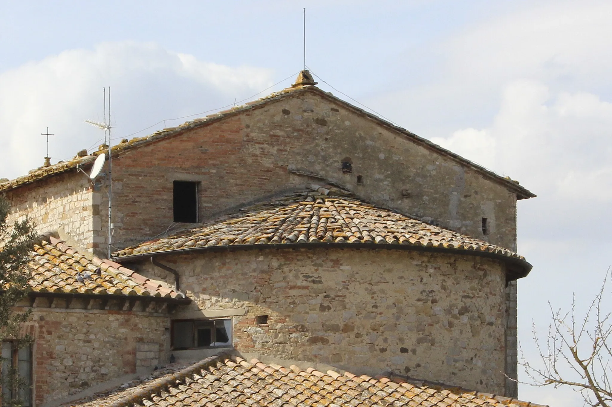 Photo showing: Church San Silvestro, Morcella, hamlet of Marsciano, Province of Perugia, Umbria, Italy