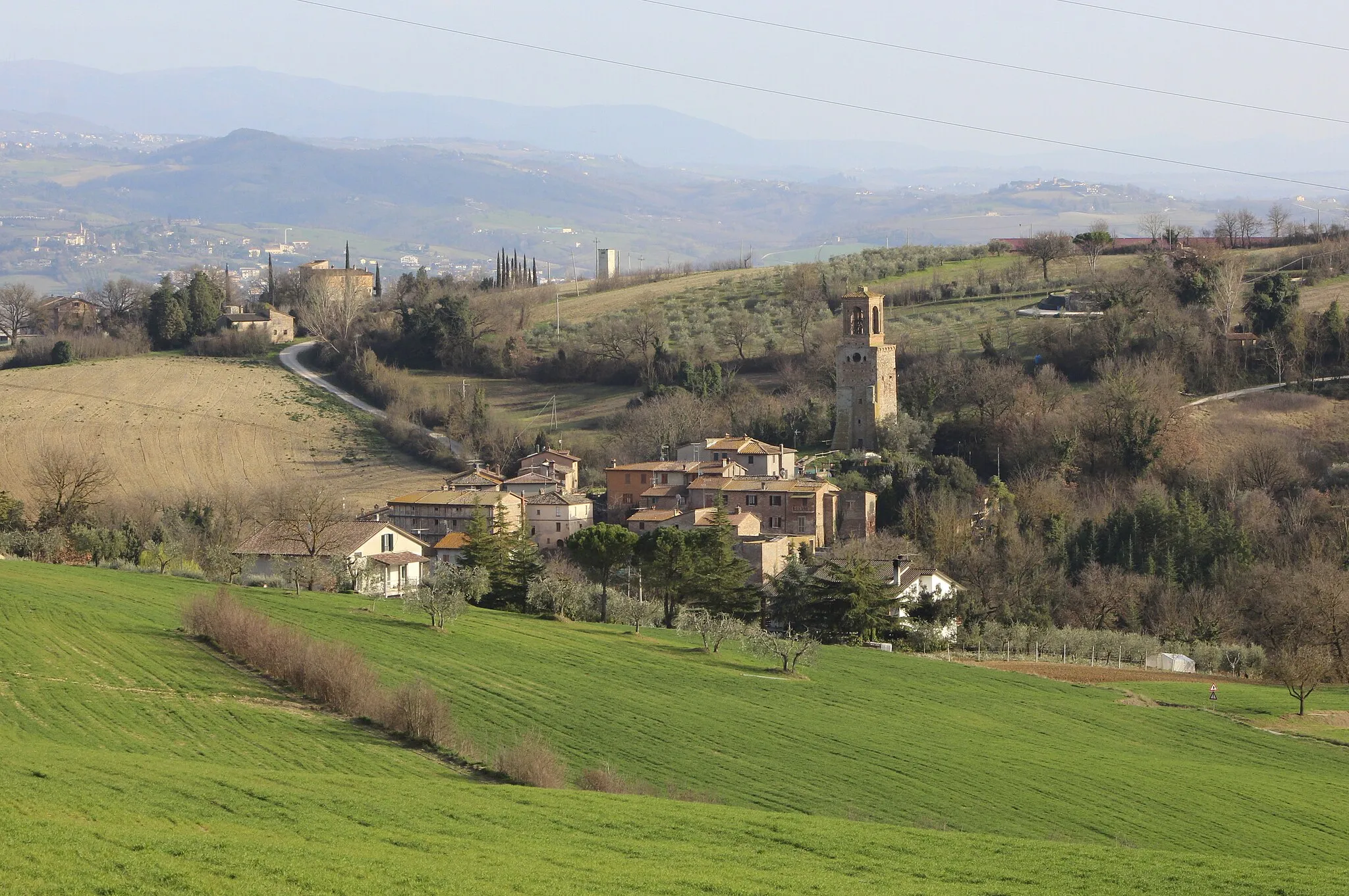 Photo showing: Papiano, hamlet of Marsciano, Province of Perugia, Umbria, Italy