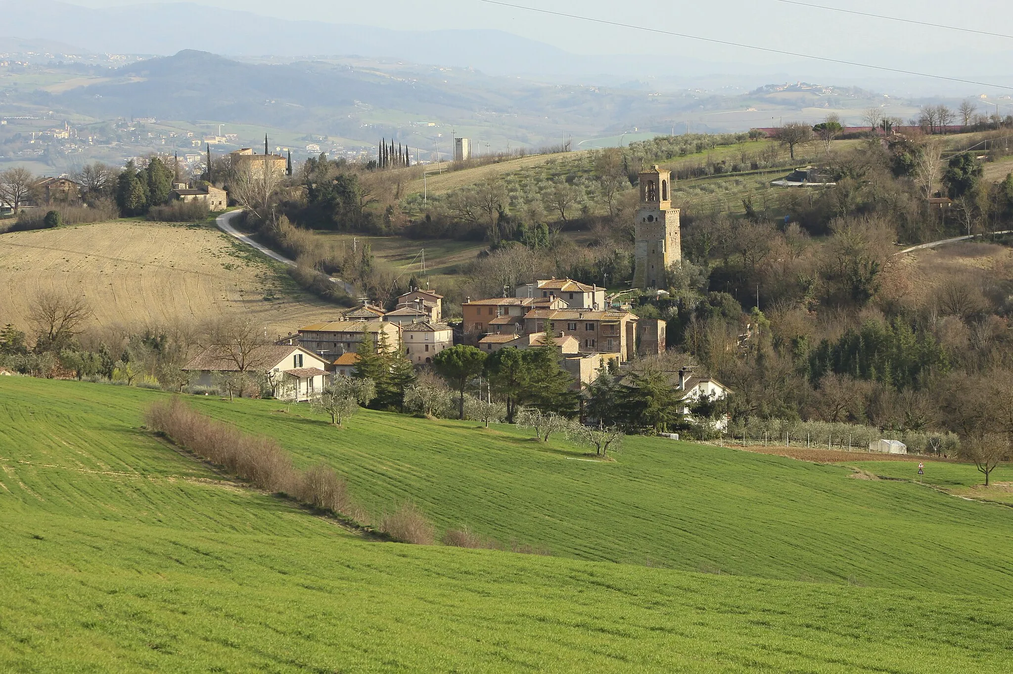 Photo showing: Papiano, hamlet of Marsciano, Province of Perugia, Umbria, Italy