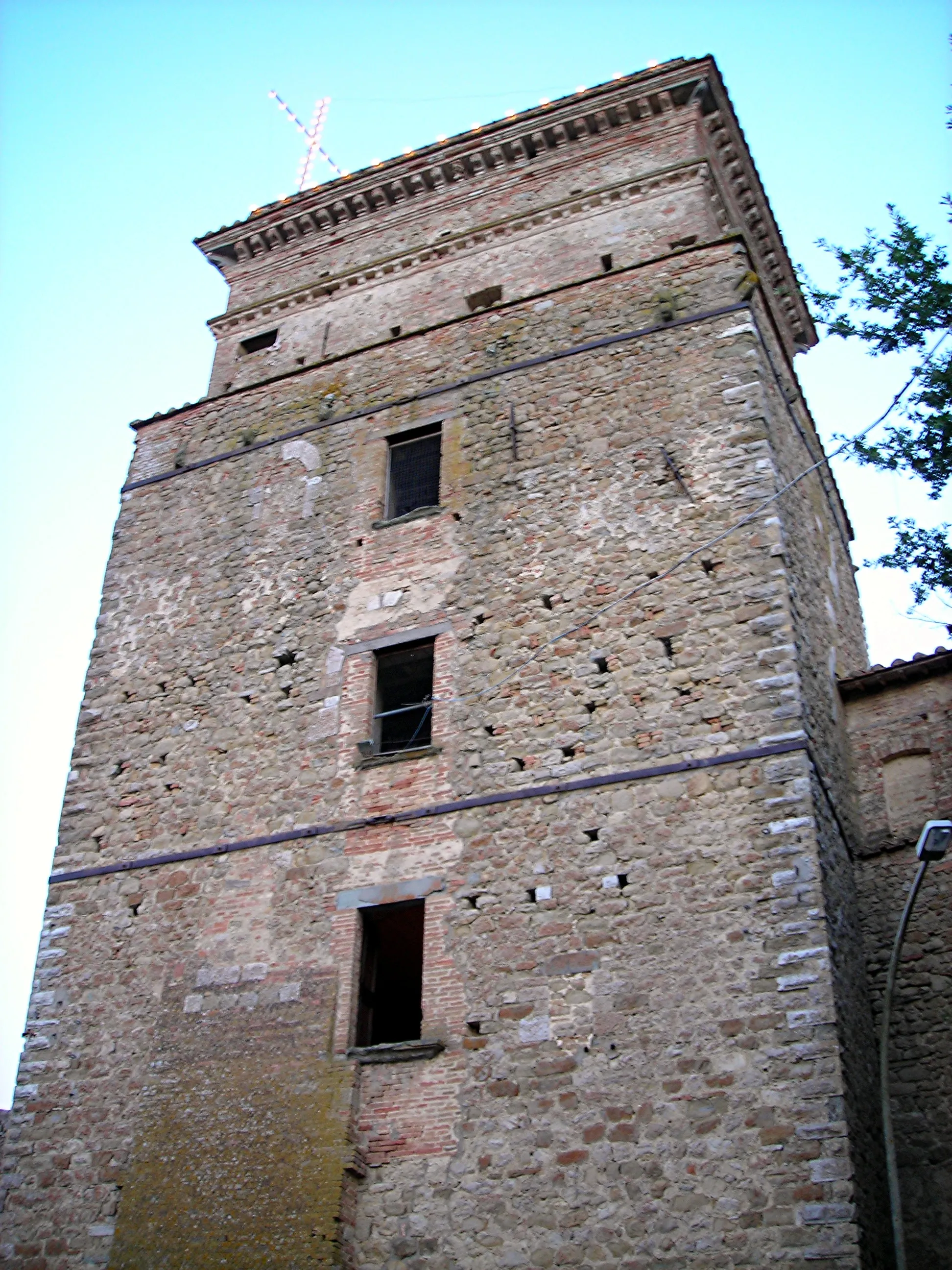 Photo showing: Tower of Sant'Elena, Marsciano, Perugia, Umbria, Italy
