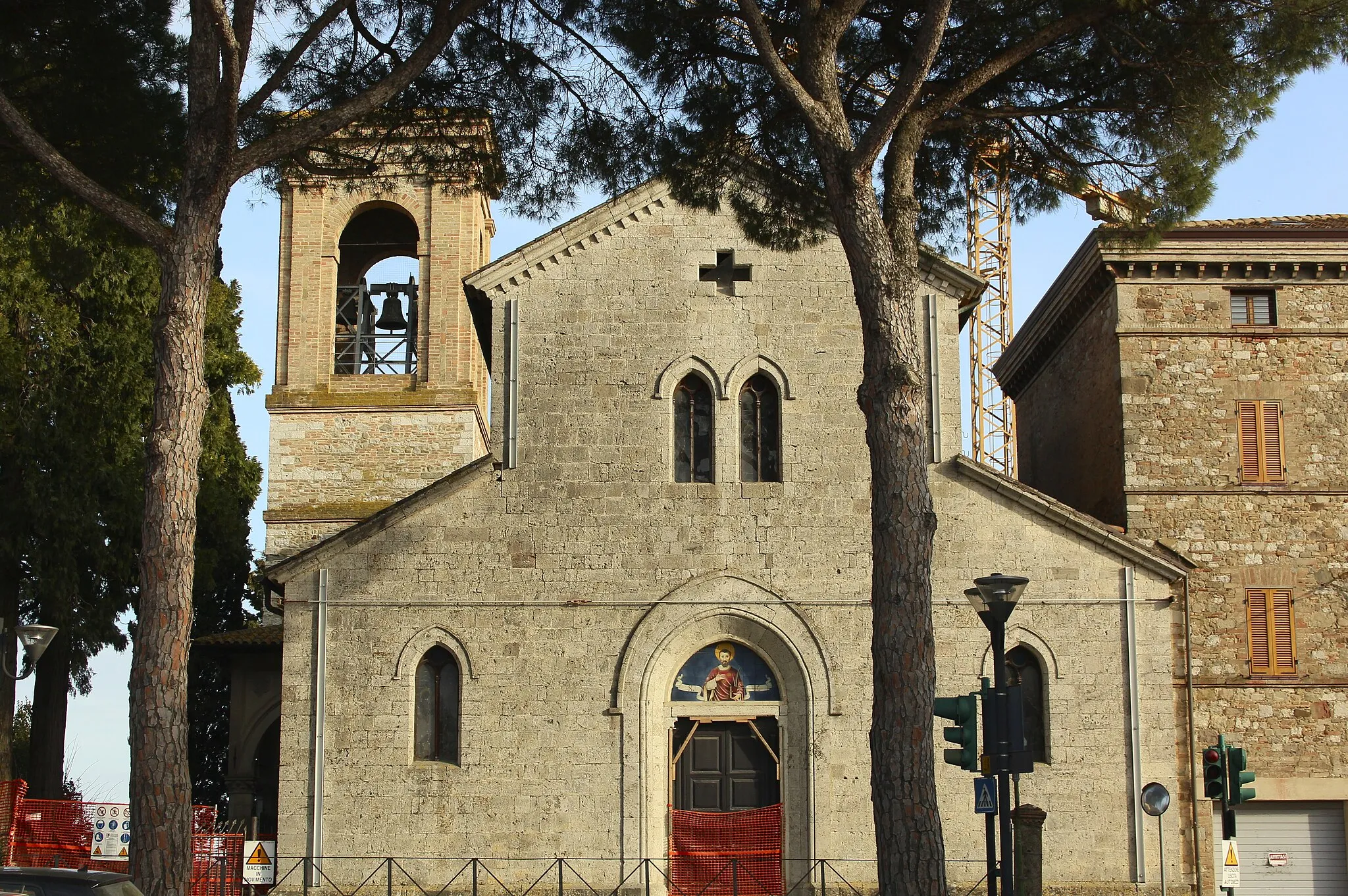 Photo showing: Church San Valentino, San Valentino della Collina, hamlet of Marsciano, Province of Perugia, Umbria, Italy