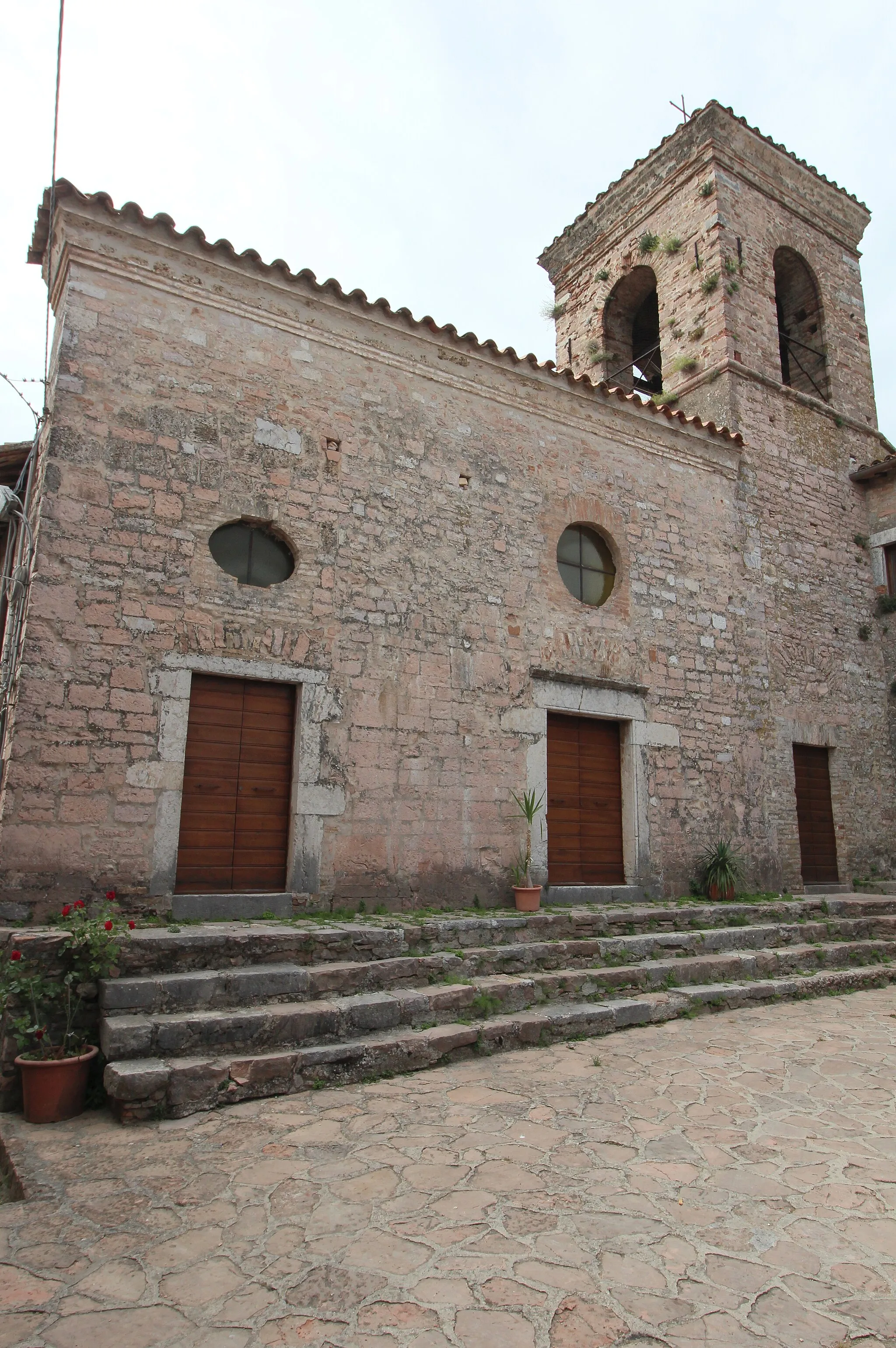 Photo showing: church San Biagio, Macerino, hamlet of Acquasparta, Province of Terni, Umbria, Italy