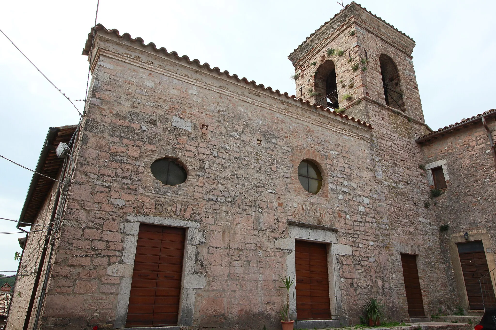 Photo showing: church San Biagio, Macerino, hamlet of Acquasparta, Province of Terni, Umbria, Italy