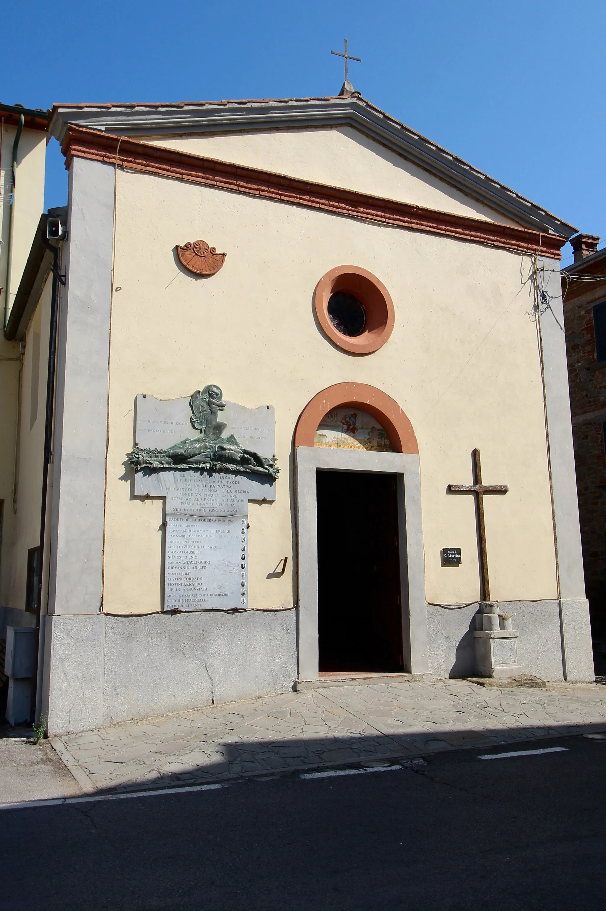 Photo showing: Church San Martino, Borghetto, hamlet of Tuoro sul Trasimeno, Umbria, Italy