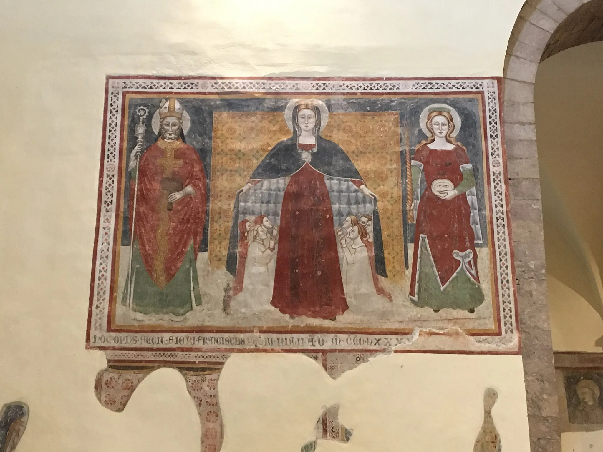 Photo showing: Affreschi navata centrale "Chiesa di Santa Maria Maggiore" Assisi
