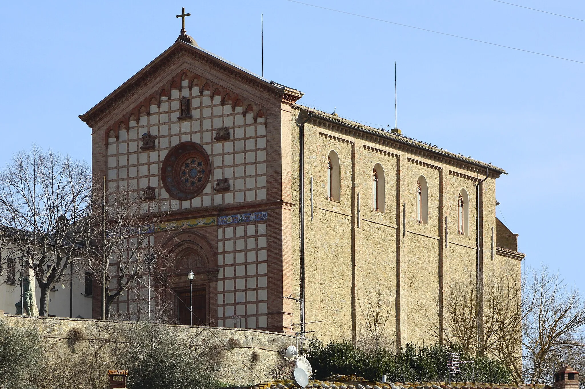 Photo showing: Church San Giovanni Battista, Castiglione della Valle, hamlet of Marsciano, Umbria, Italy