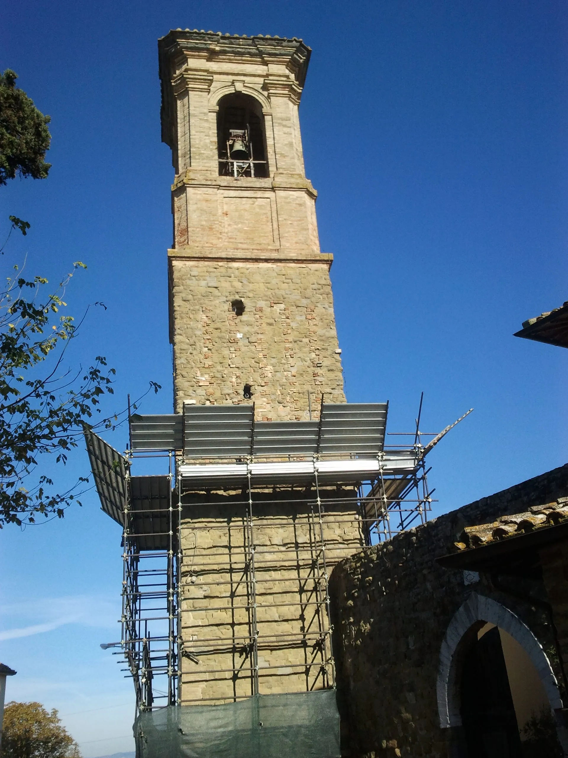 Photo showing: Collestrada (PG) - Campanile della chiesa  di Santa Maria Assunta