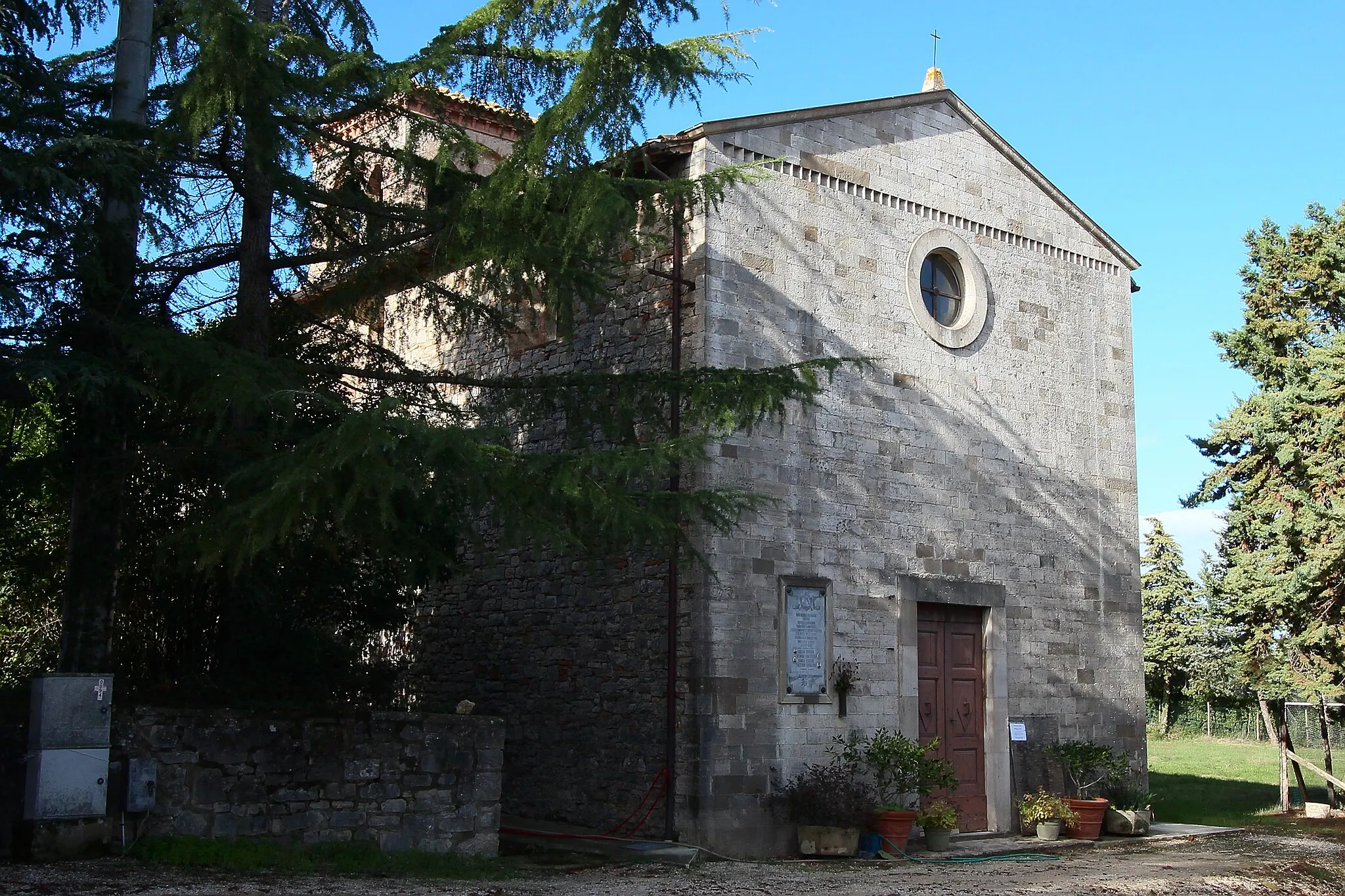 Photo showing: church San Silvestro, Romazzano, hamlet of Todi, Province of Perugia, Umbria, Italy
