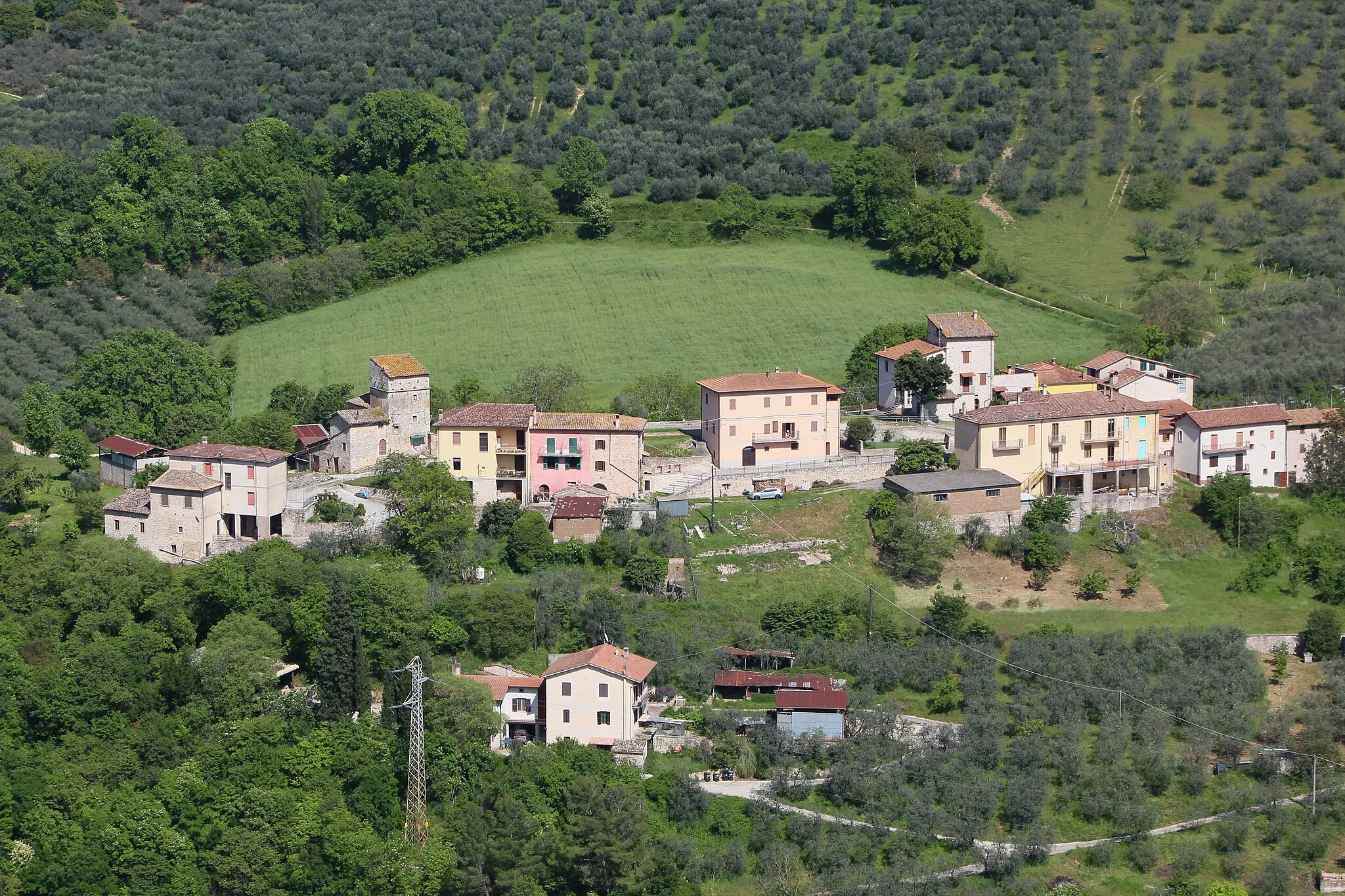 Photo showing: Palombare, hamlet of Arrone, Province of Terni, Umbria, Italy