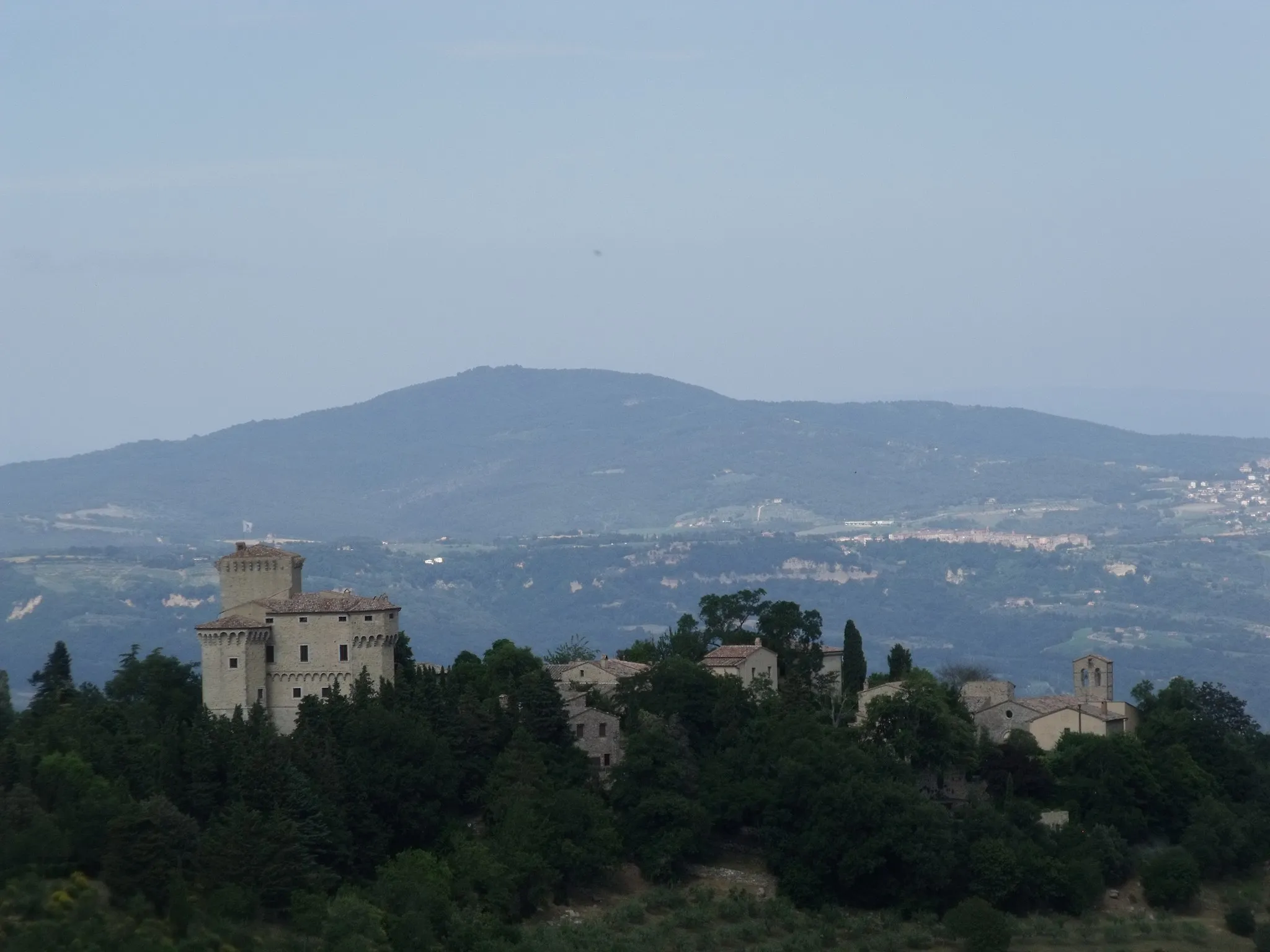 Photo showing: Panorama of Fighine, San Casciano dei Bagni, Province of Siena, Tuscany, Italy