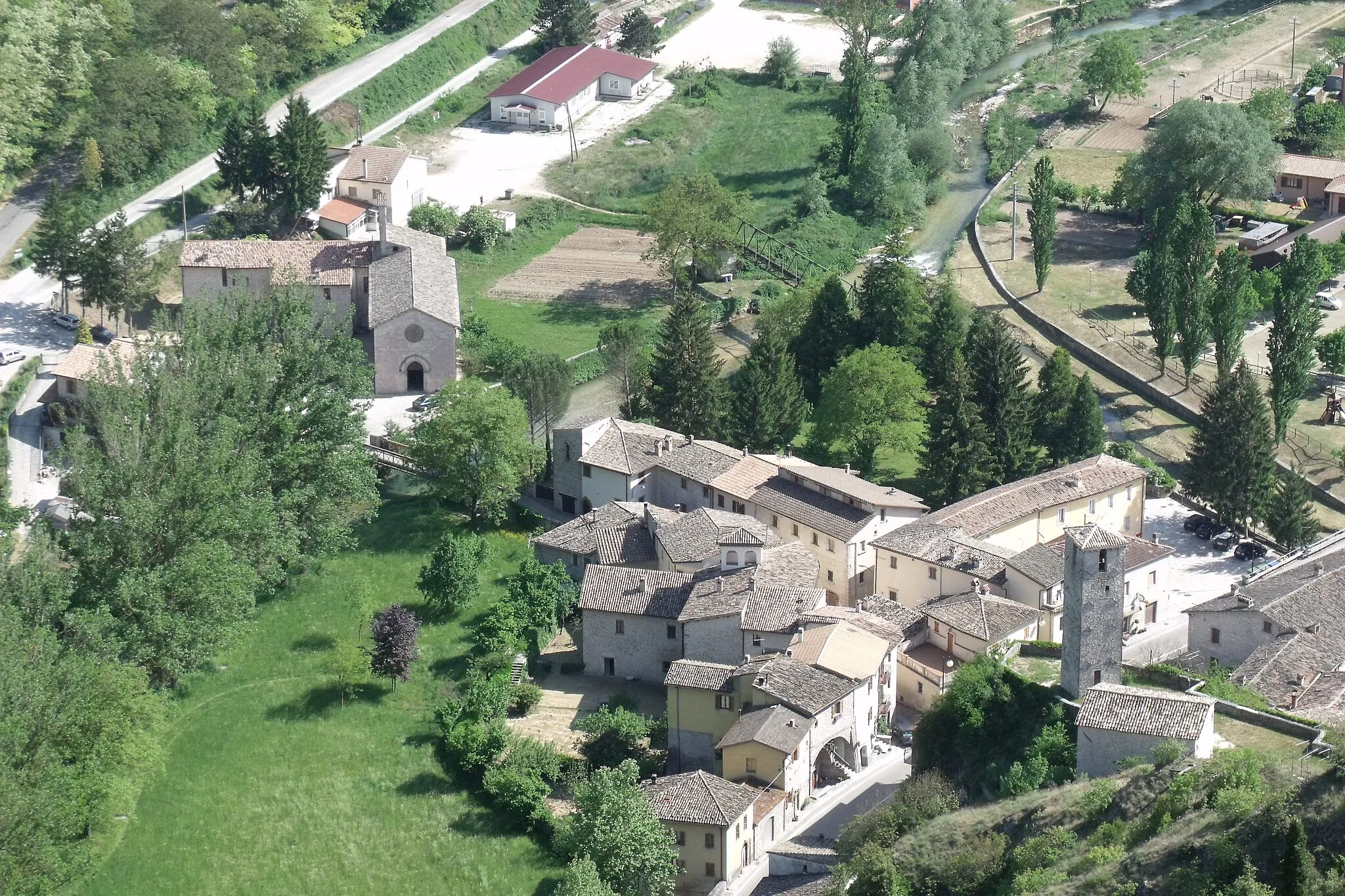 Photo showing: Borgo Cerreto, part of Cerreto di Spoleto, Valnerina, Province of Perugia, Umbria, Italy