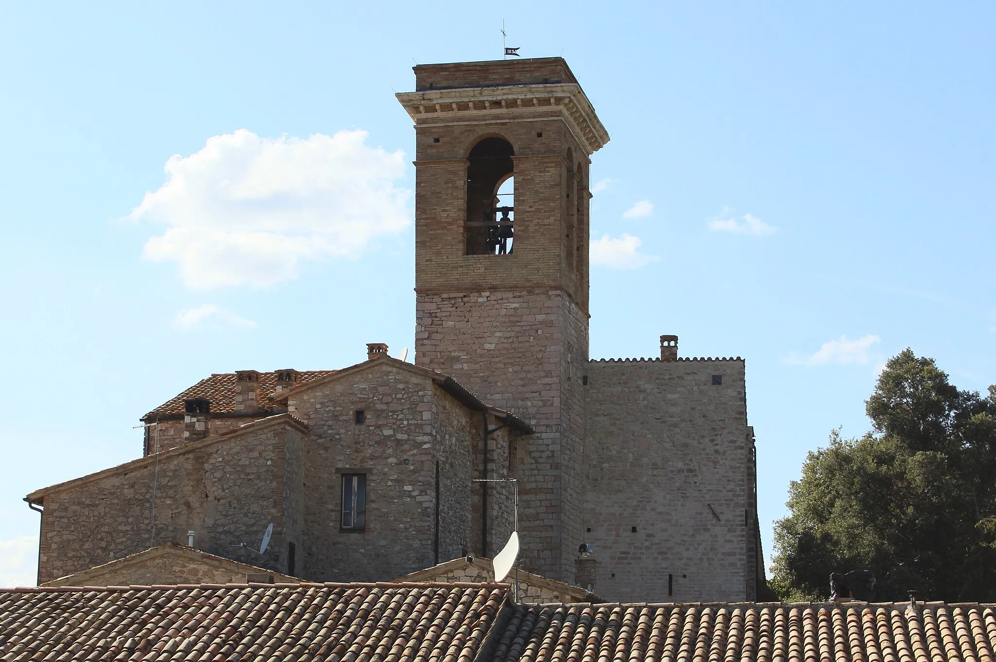 Photo showing: church and abbey Santa Maria in Viepri, Viepri, hamlet of Massa Martana, Province of Perugia, Umbria, Italy