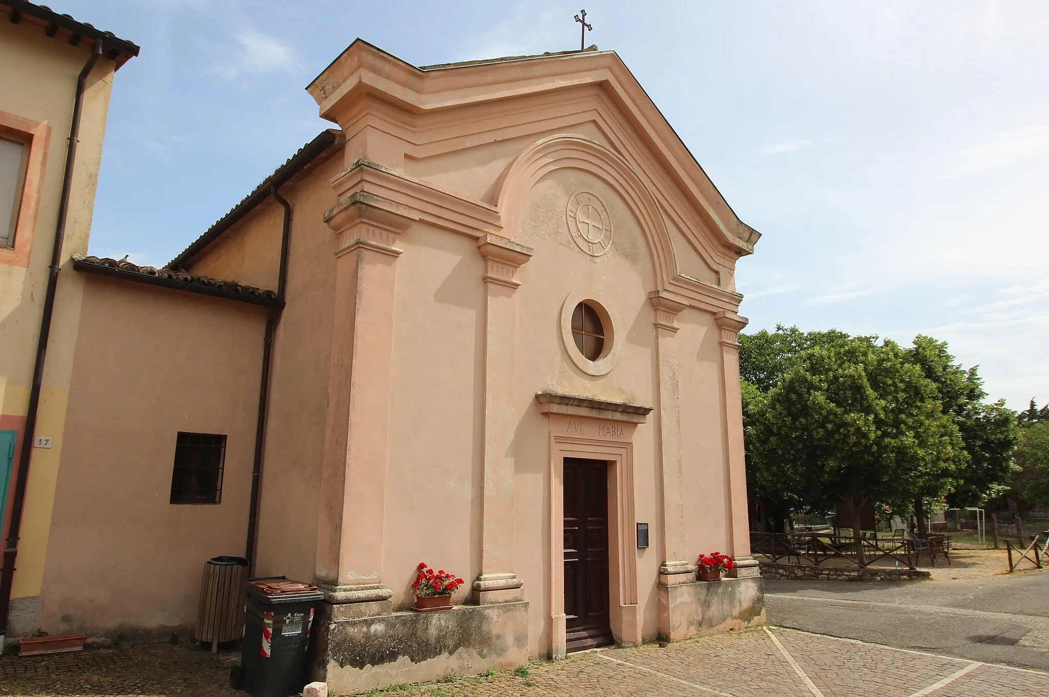 Photo showing: church San Giovanni Battista, Casteldelmonte, hamlet of Acquasparta, Province of Terni, Umbria, Italy