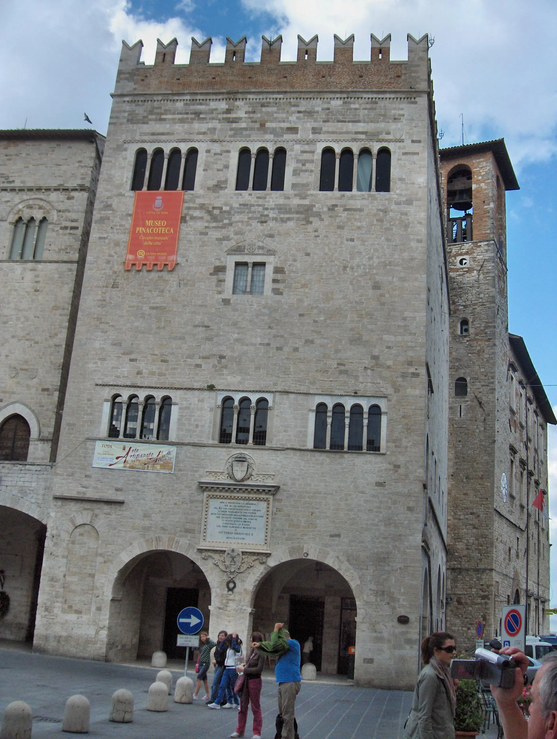 Photo showing: Palazzo del Popolo (Town Hall), Todi, Italy