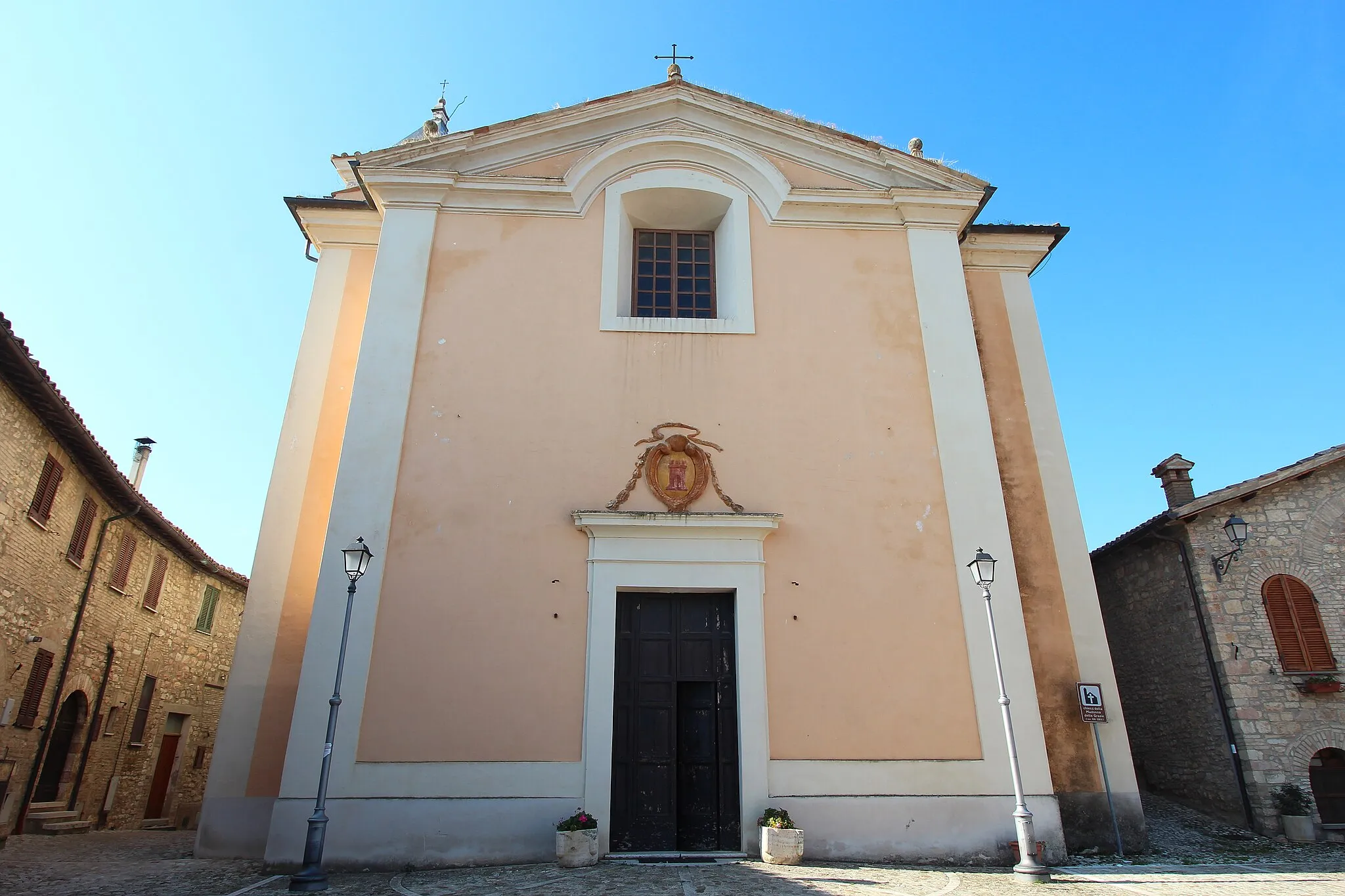 Photo showing: Santa Maria delle Grazie, church in Giano dell'Umbria, Province of Perugia, Umbria, Italy