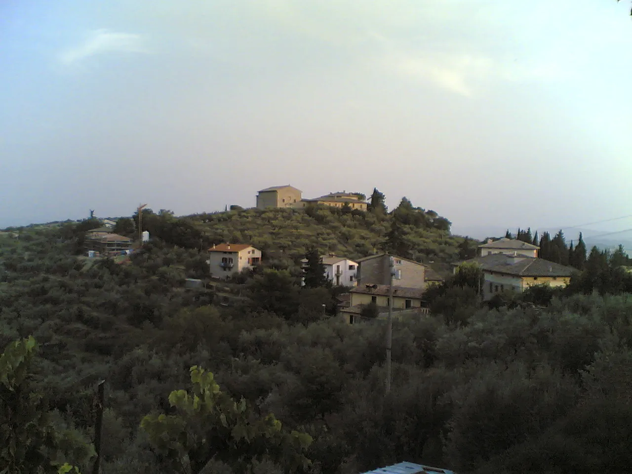 Photo showing: S.Agostino's church in Corciano, under the hill near the town.