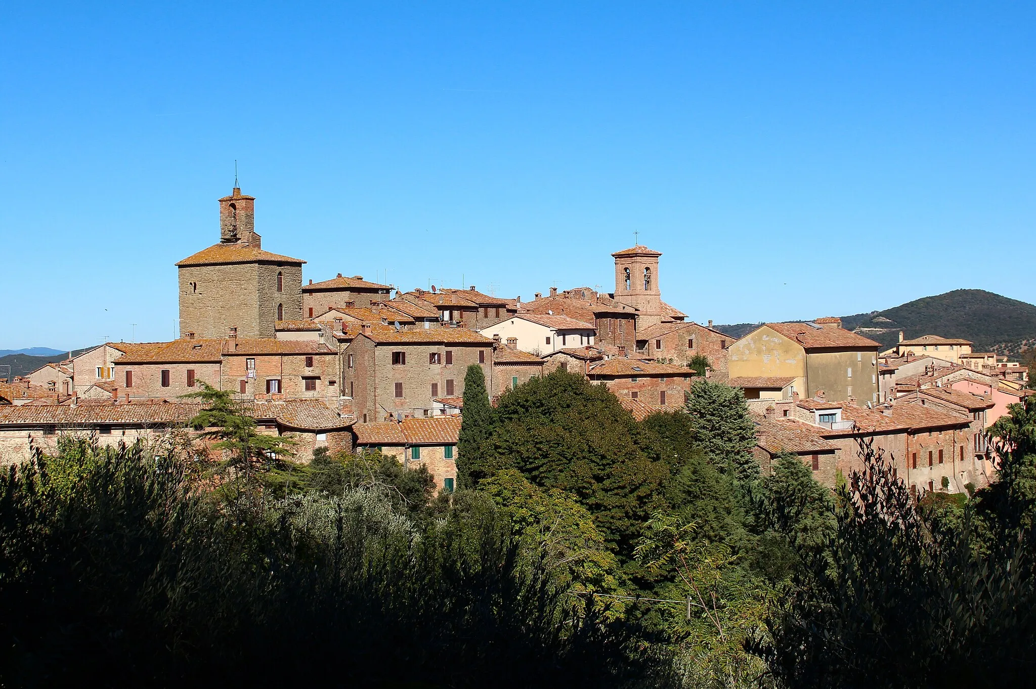 Photo showing: Panorama of Panicale, Province of Perugia, Umbria, Italy