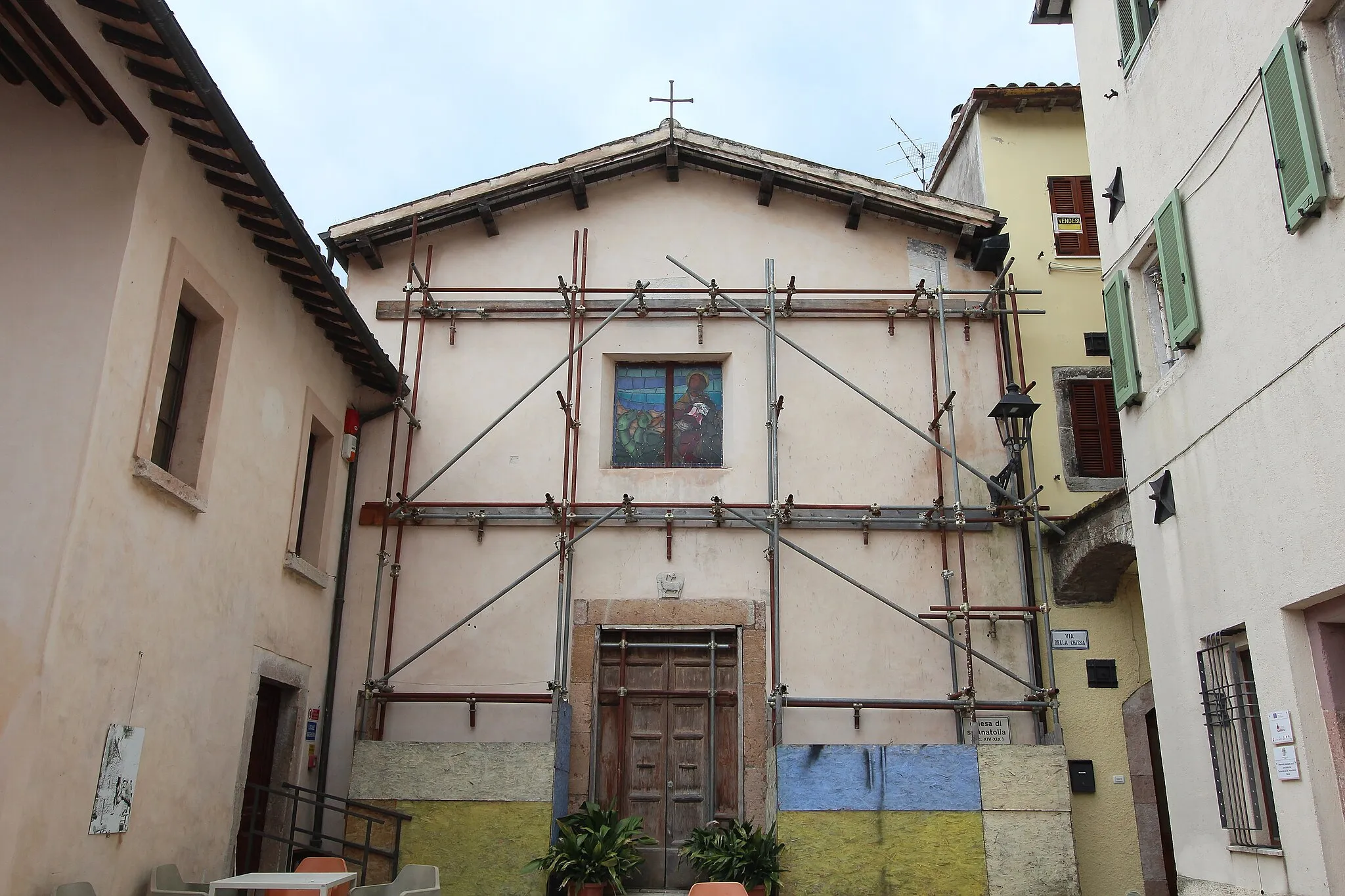 Photo showing: church Sant'Anatolia, Sant'Anatolia di Narco, Province of Perugia, Umbria, Italy