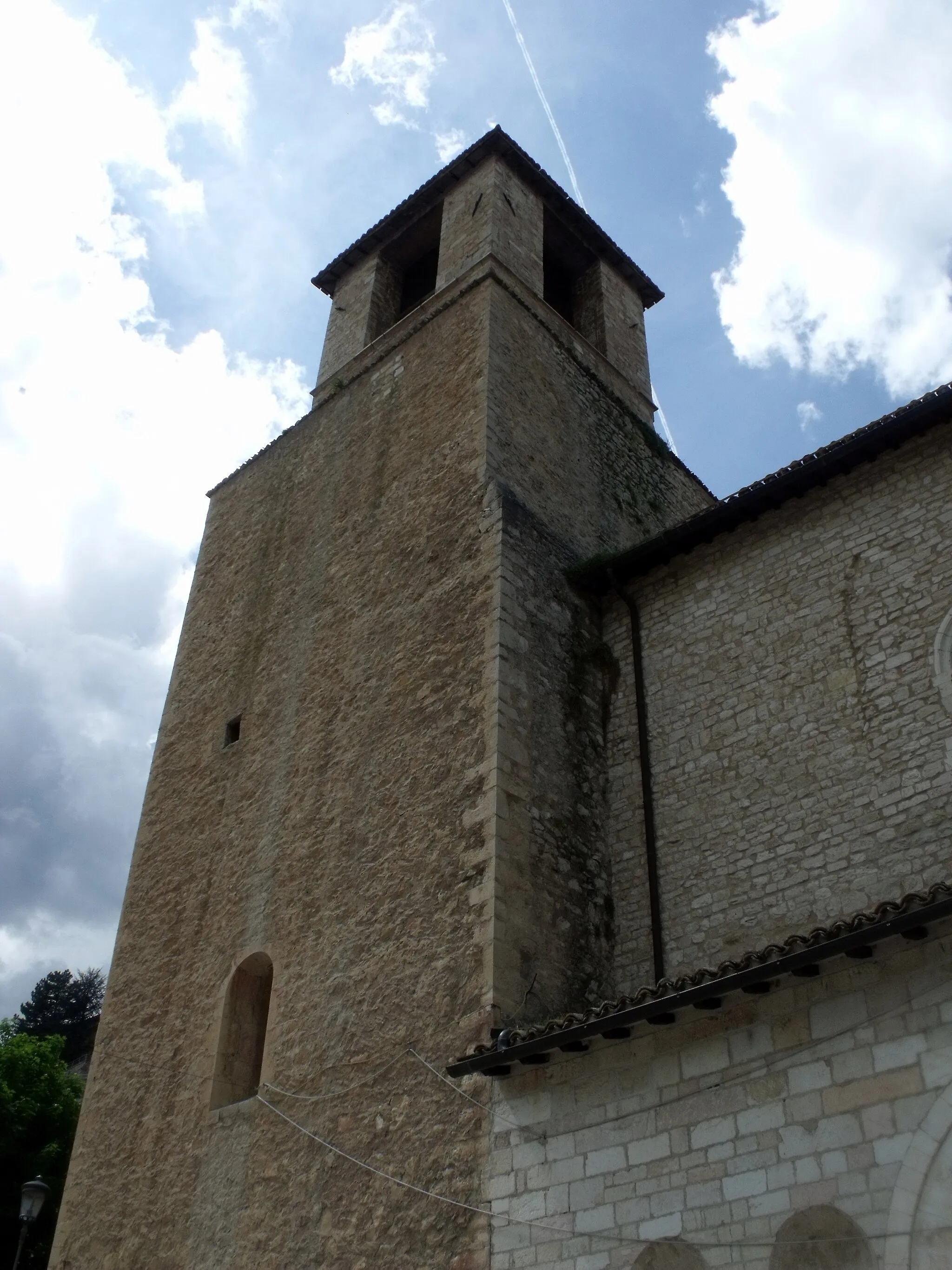 Photo showing: Campanile of the San Francesco Church in Cascia, Province of Perugia, Umbria, Italy