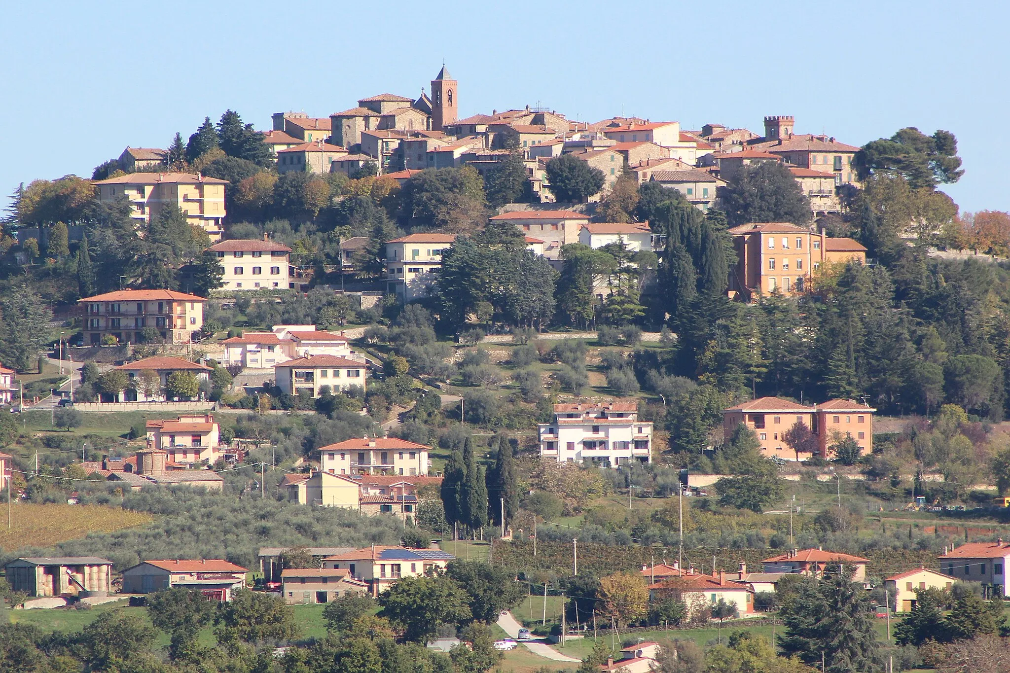 Photo showing: View of Montegabbione, Province of Terni, Umbria, Italy