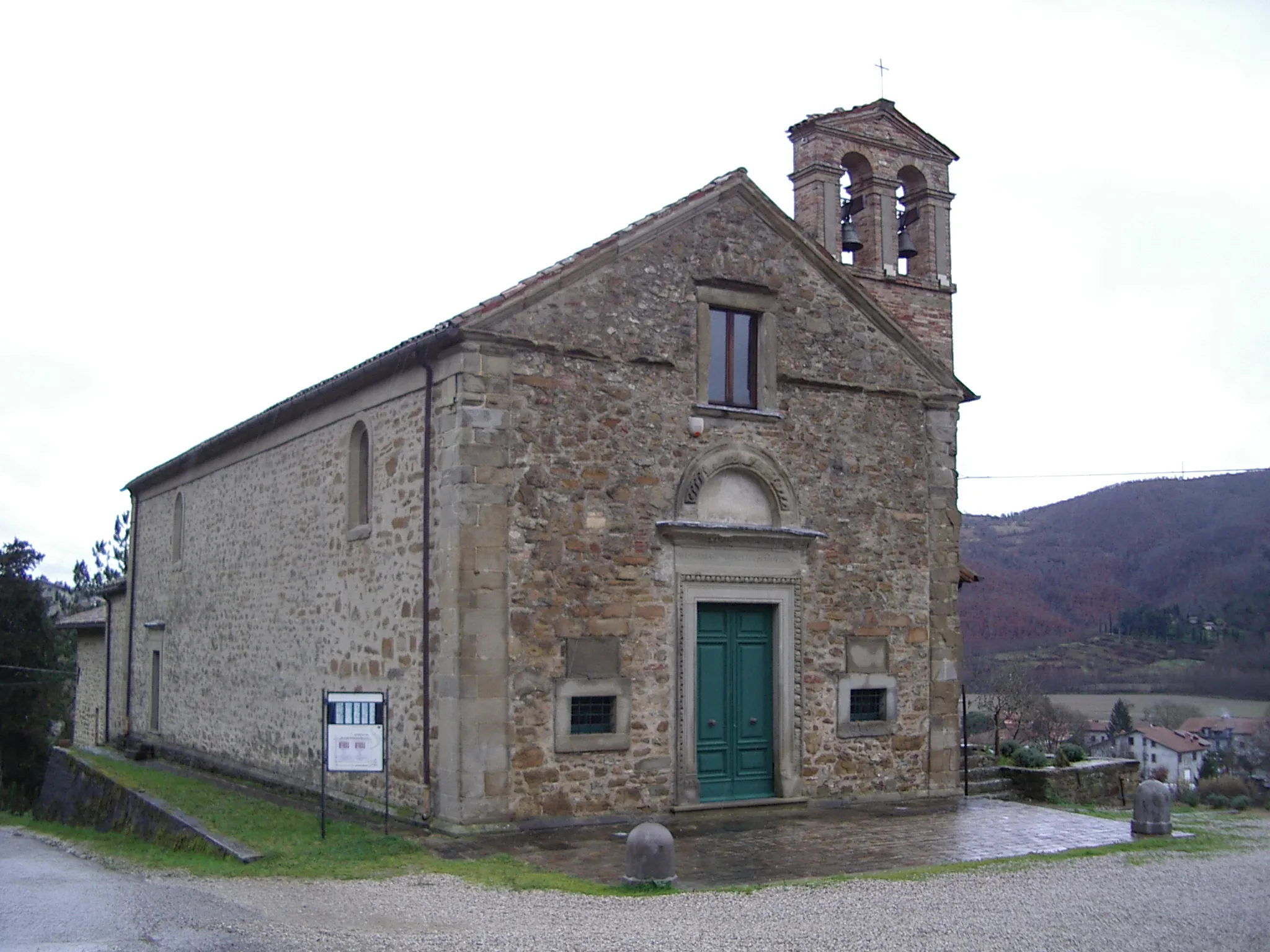 Photo showing: L'Oratoire Saint-Crescentino (en italien : Oratorio di San Crescentino) est un édifice religieux sité à Morra, frazione de Città di Castello en Ombrie.