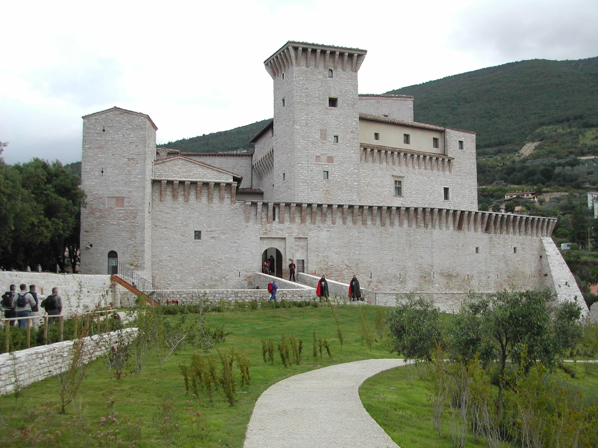 Photo showing: The Rocca Flea, castle situated in Umbria, central Italy