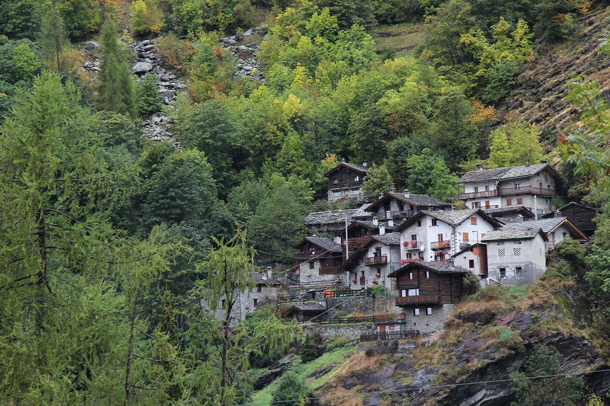 Photo showing: Valtournenche.Paquier