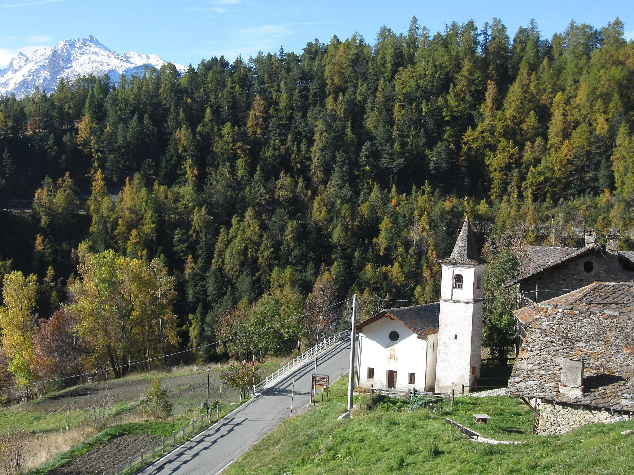 Photo showing: Verrogne, frazione di Saint-Pierre in Valle d'Aosta