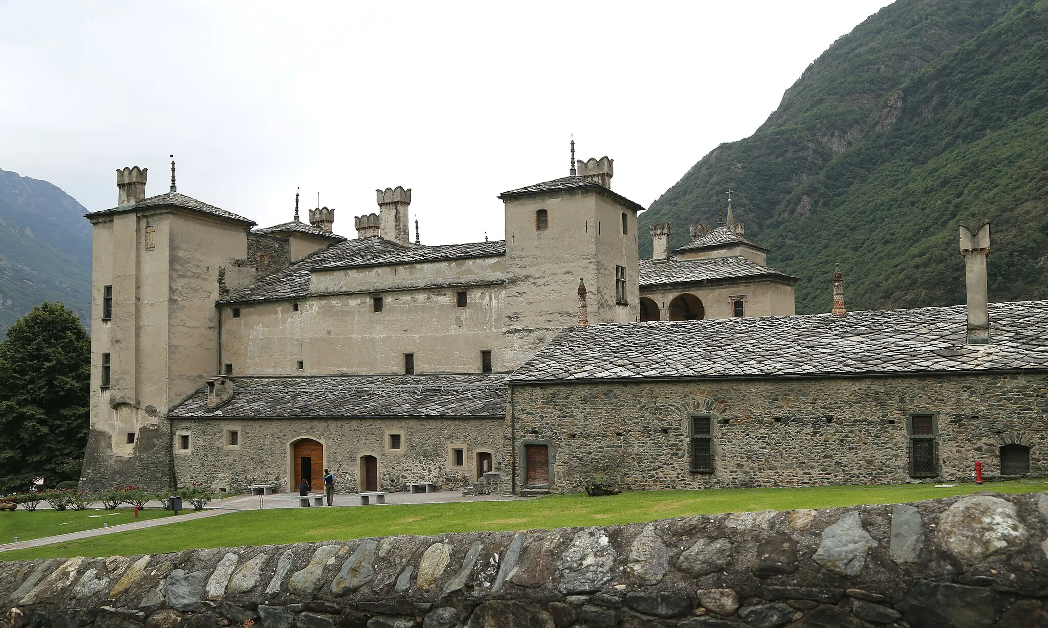 Photo showing: Issogne, Aostatal, Italien; Castello di Issogne