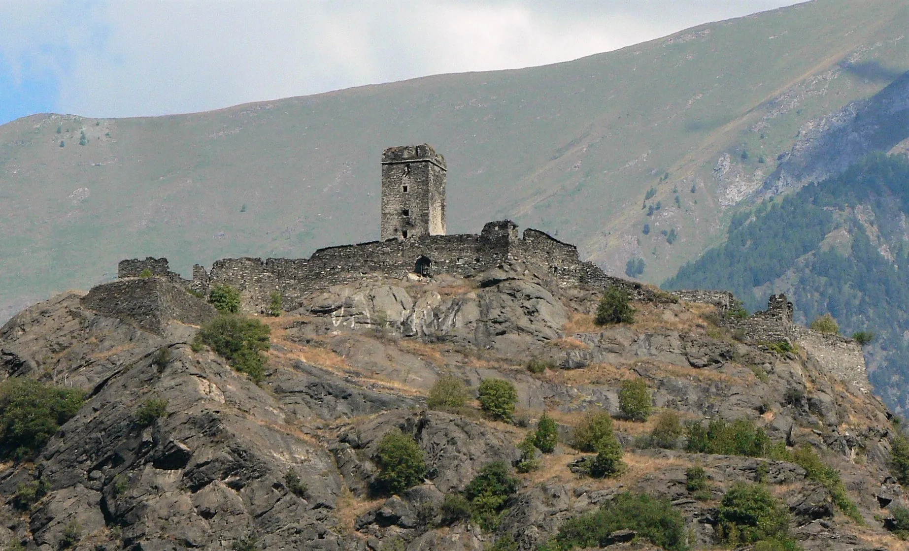 Photo showing: Castello di Saint-Germain, Montjovet, Valle d'Aosta, Italia.