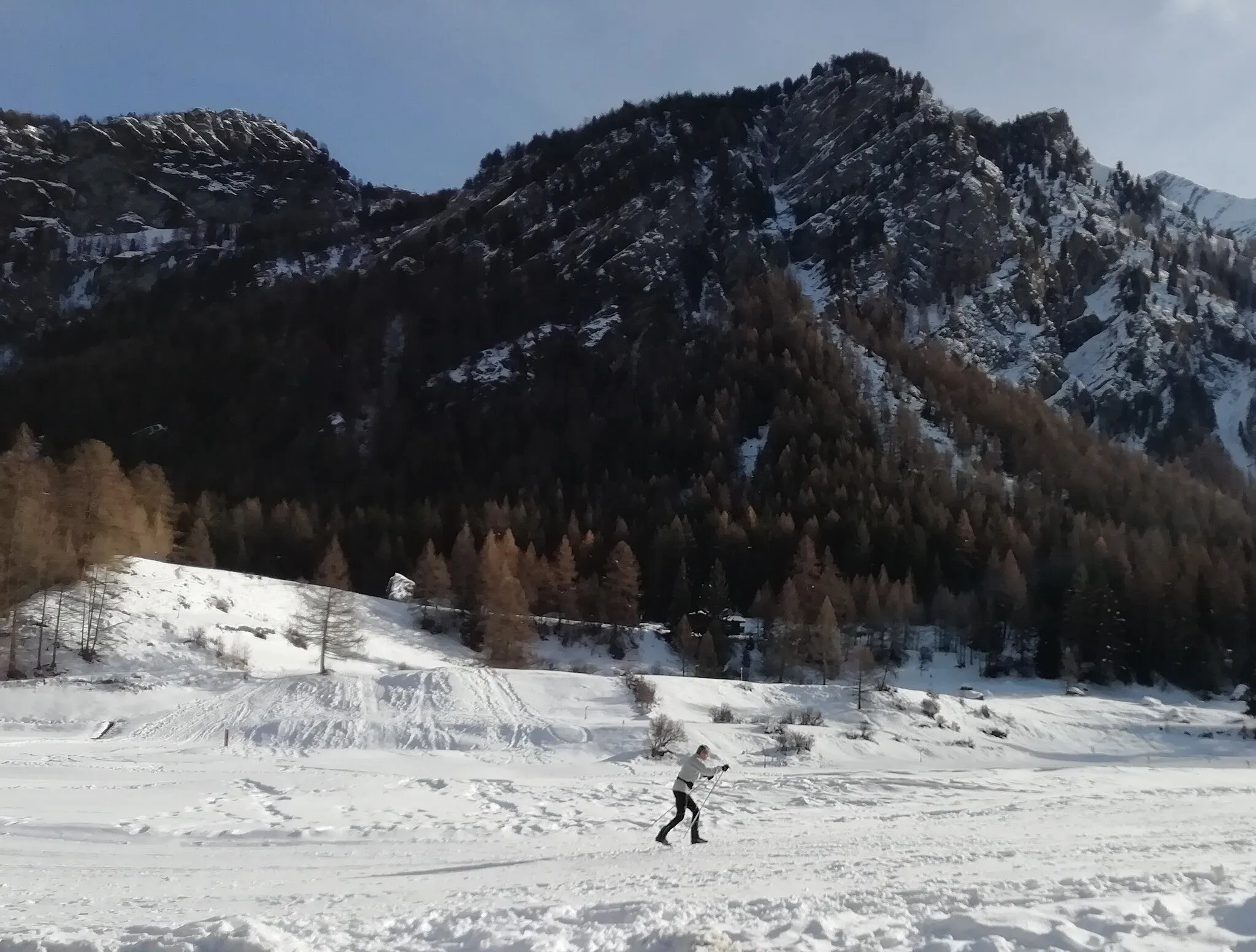 Photo showing: pista per sci di fondo, Lillaz, Valle d'Aosta, Italia.