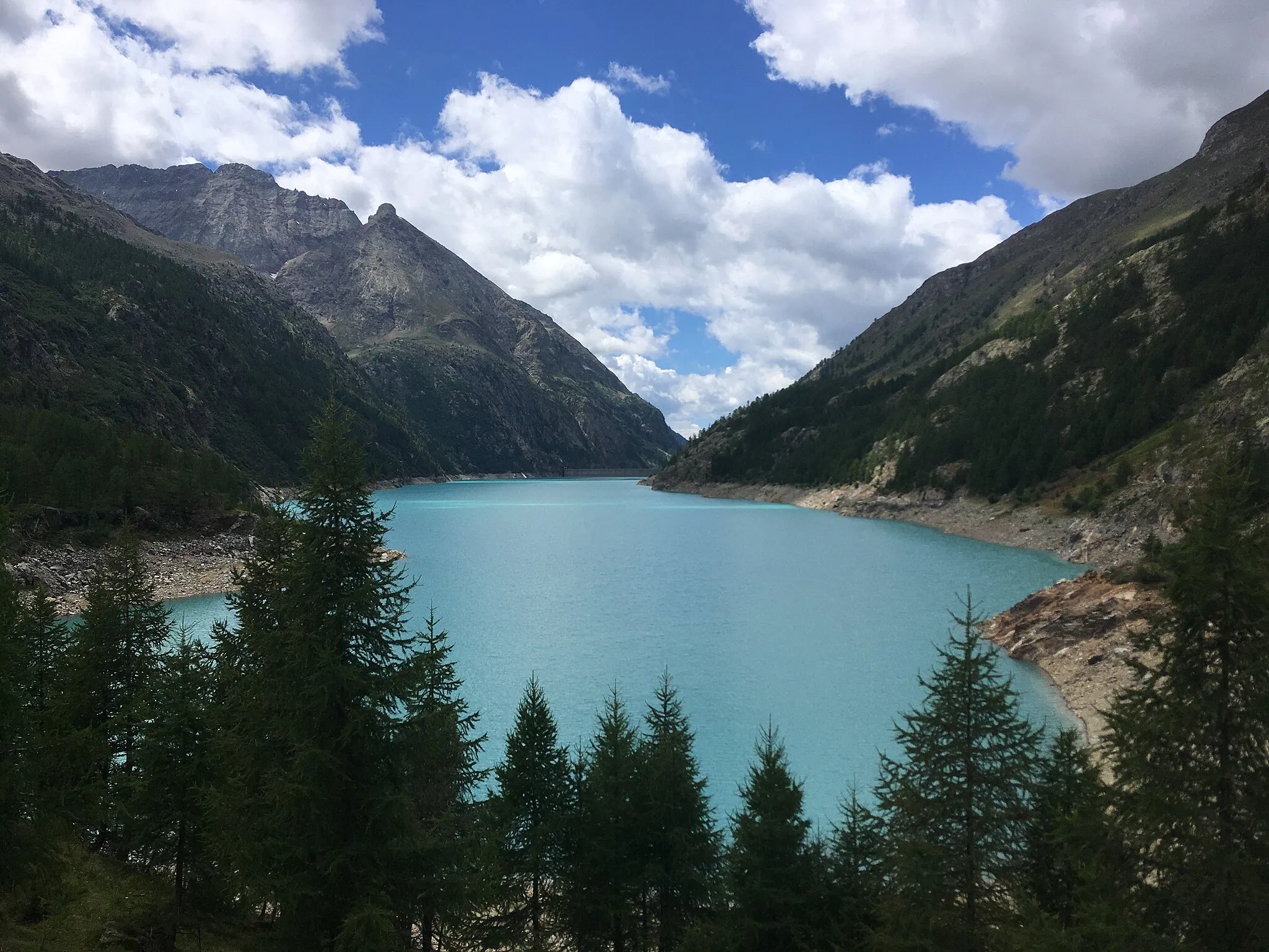 Photo showing: Lac de Places de Moulin visto da Prarayer