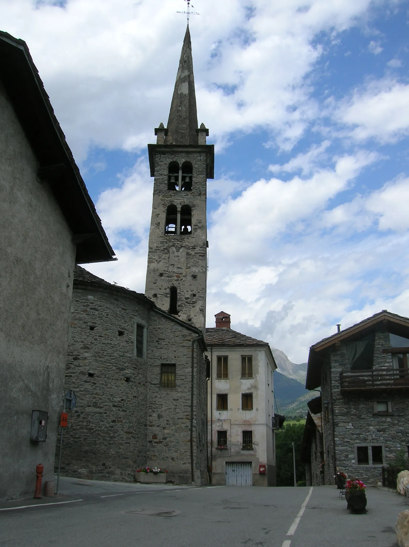 Photo showing: chiesa parrocchiale di Sant’Orso di Derby, La Salle, Valle d'Aosta, Italia.