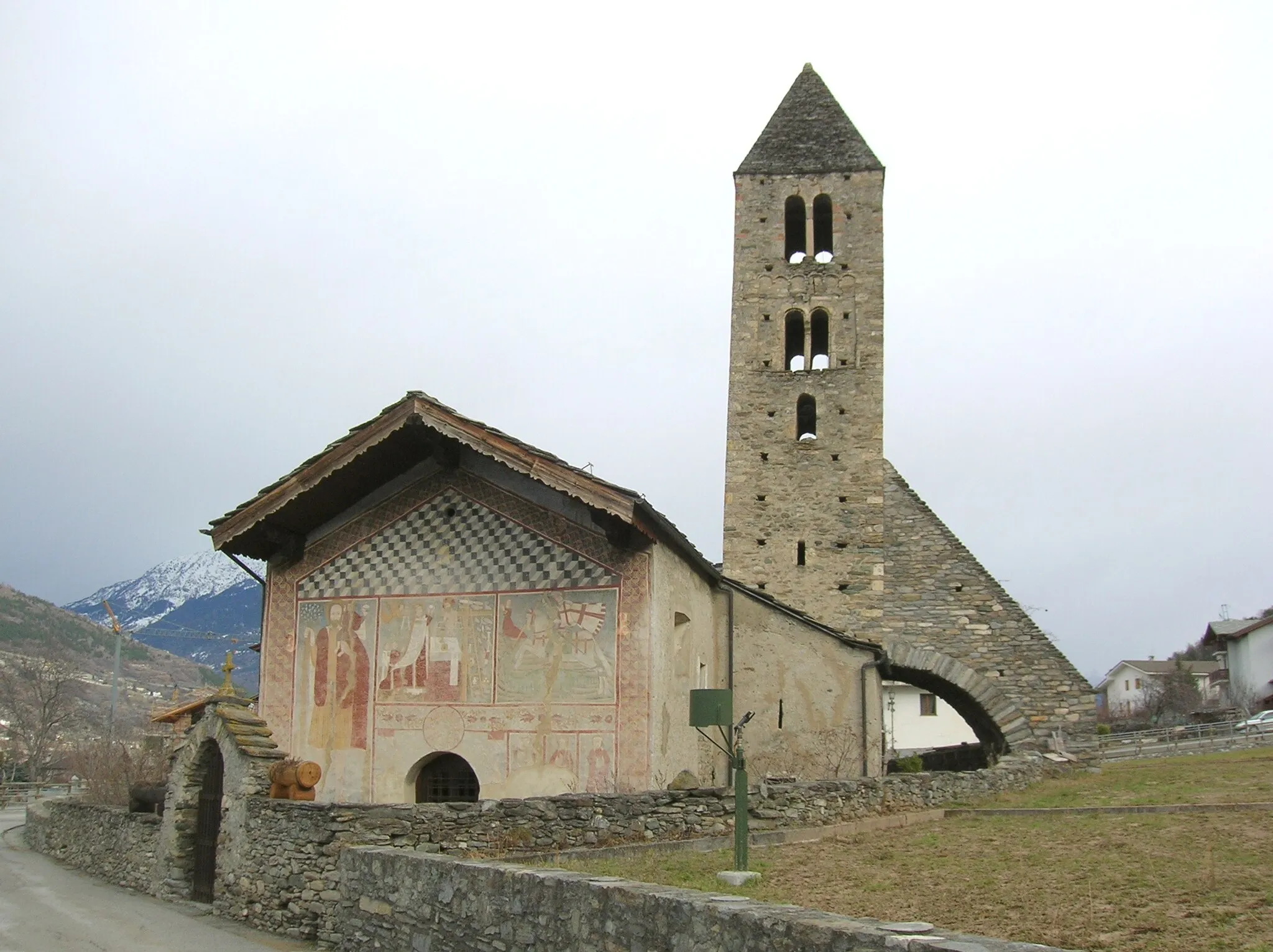 Photo showing: chiesa della Madeleine, Gressan, Valle d'Aosta, Italia. Dedicata a Sainte-Marie-Magdeleine de Villa.