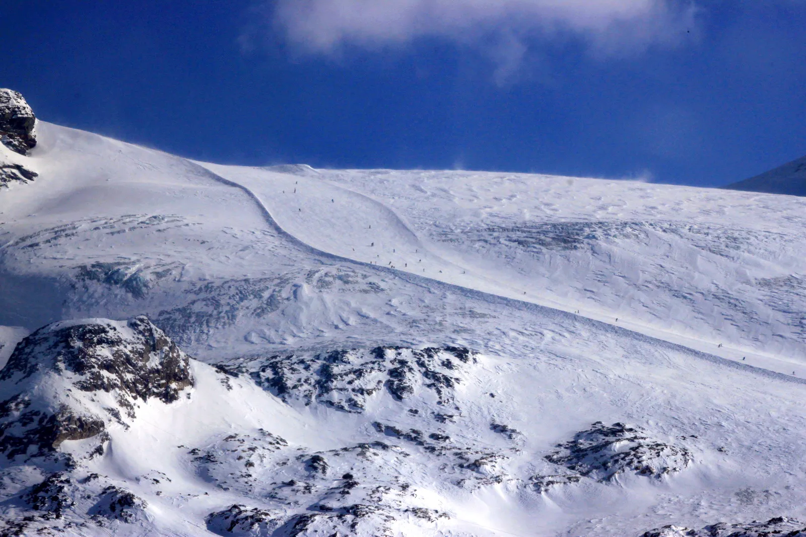 Photo showing: Cervinia pista del Ghiacciaio Ventina