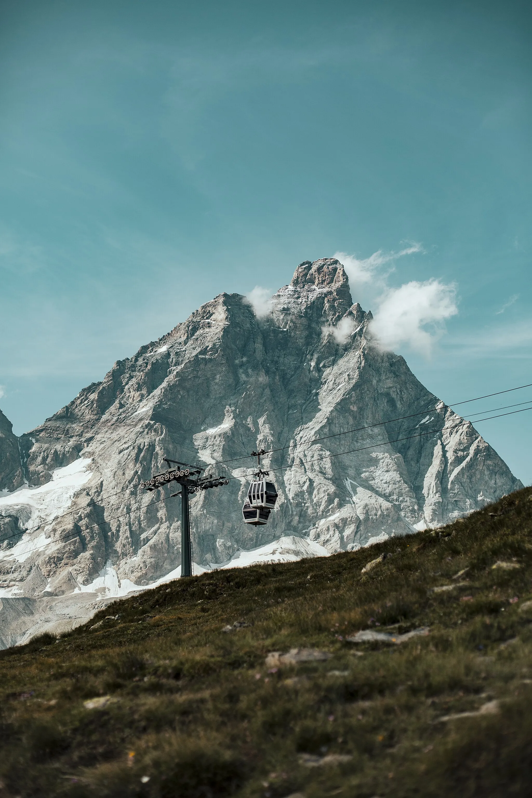 Photo showing: Matterhorn vom Plan Maison gesehen