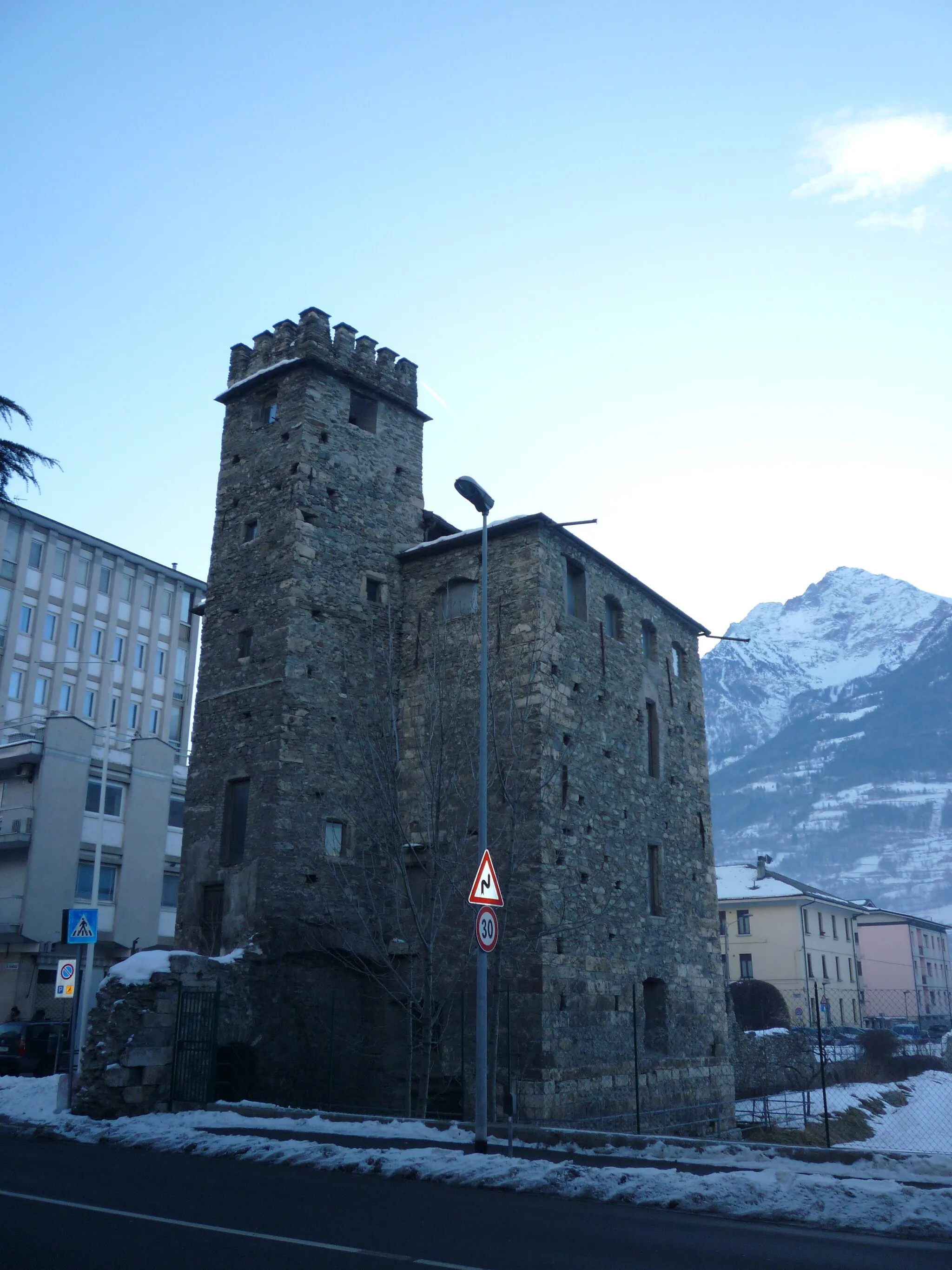 Photo showing: Tour du lépreux in Aosta-Aoste (Aosta Valley)