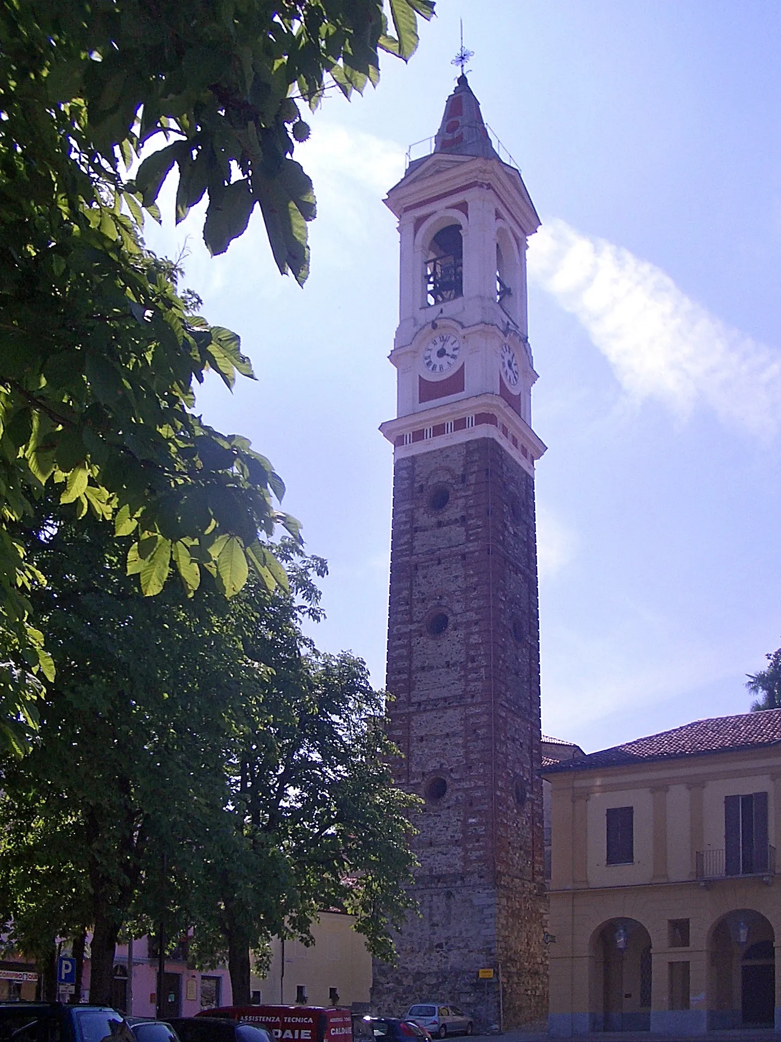 Photo showing: Azeglio, the bell-tower (1807-1810)