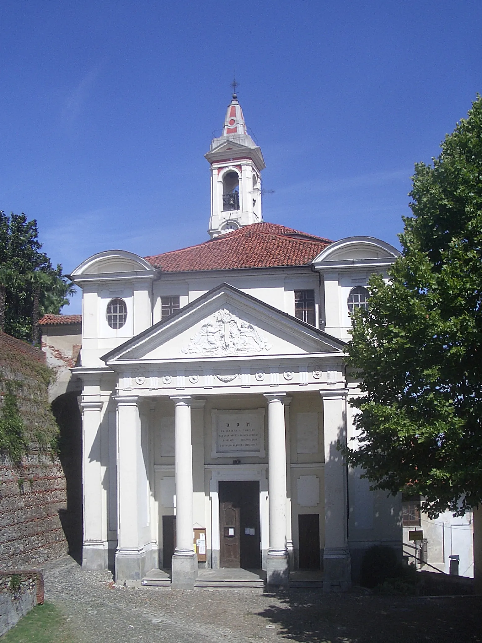 Photo showing: Azeglio, the parish church dedicated to St. Martin of Tours, 1786-90