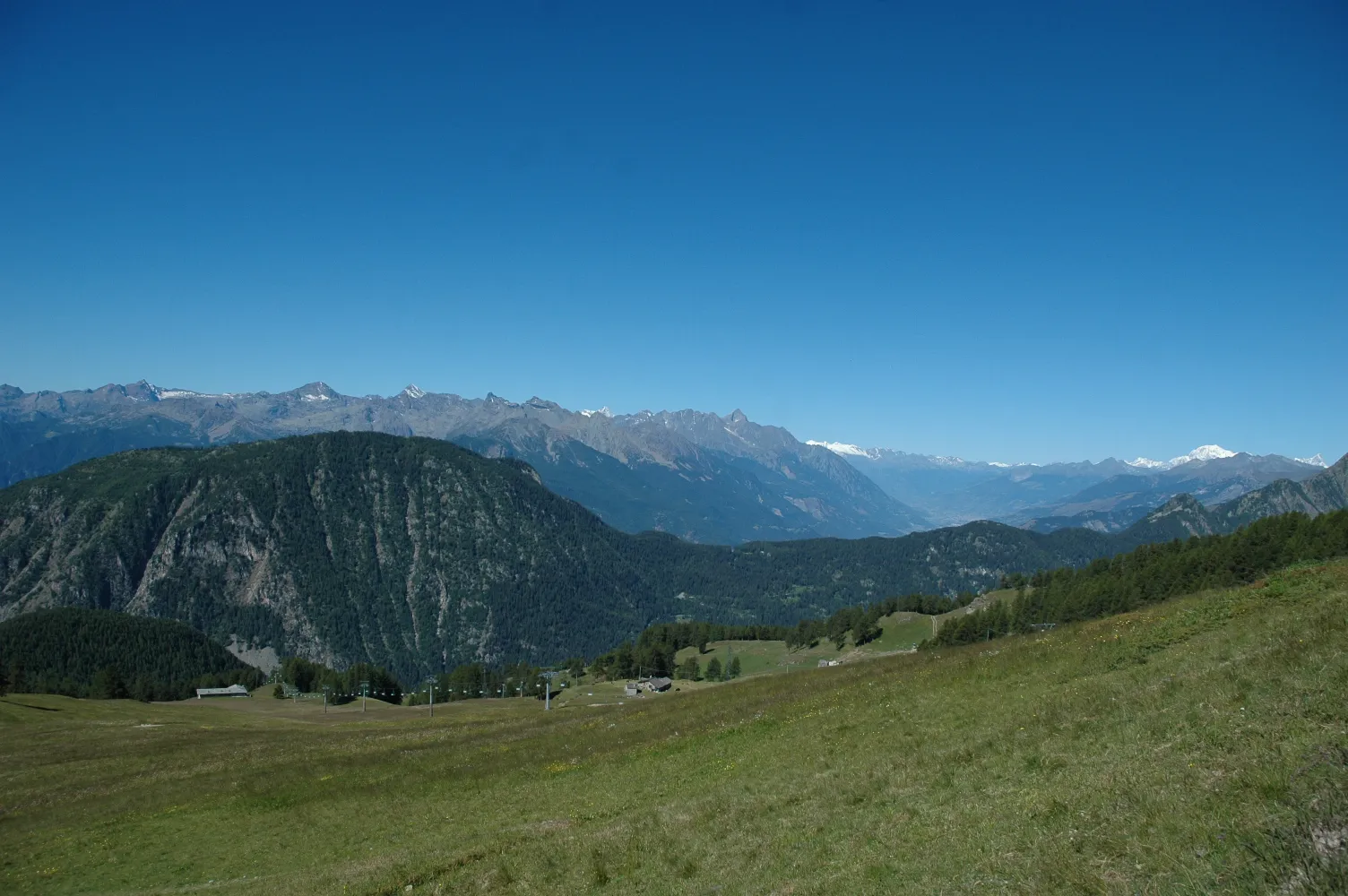 Photo showing: Col di Joux from Palasinaz Alp in Brusson (Aosta Valley - Italy