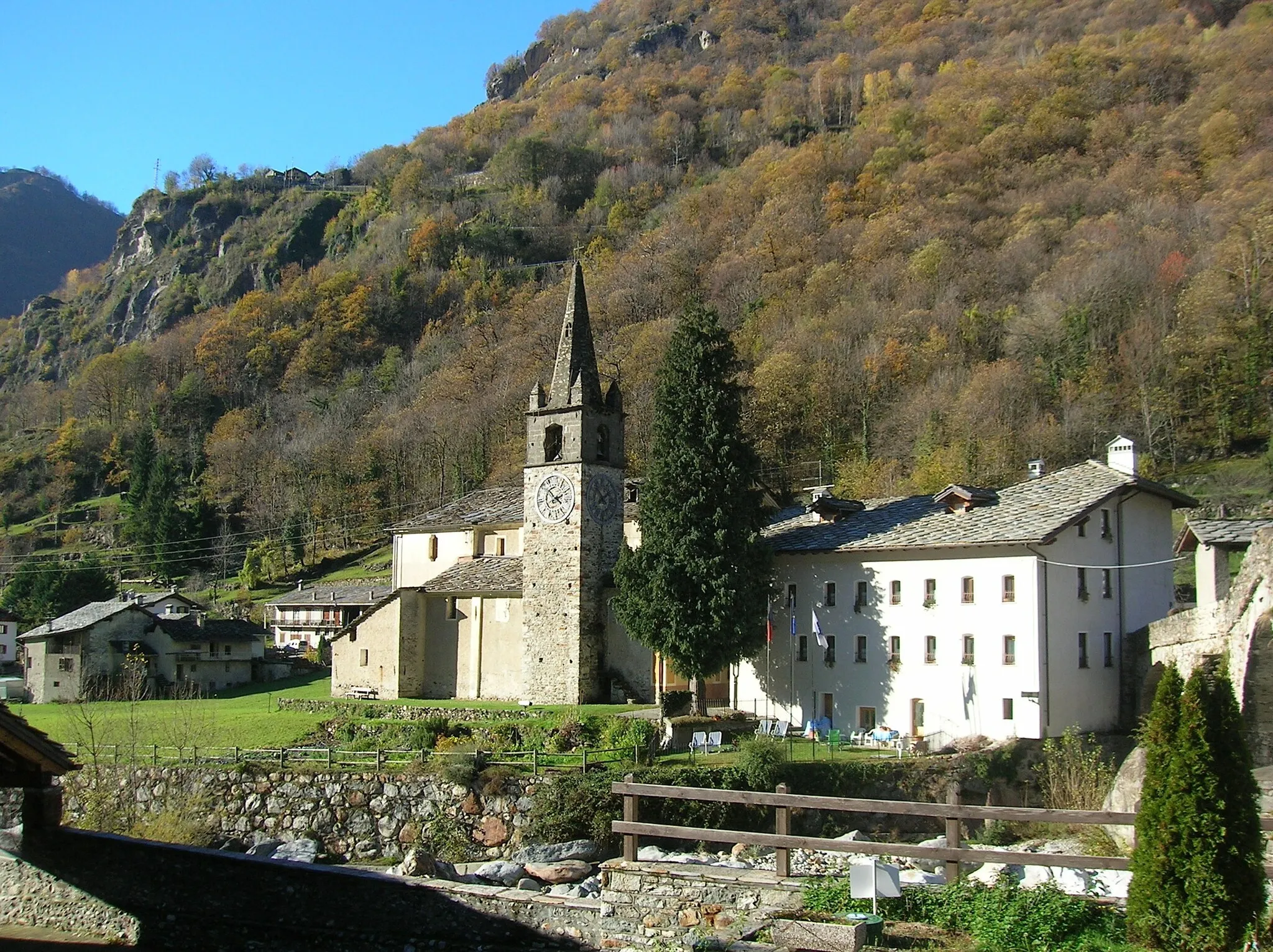 Photo showing: Chiesa parrocchiale di San Rocco, Lillianes